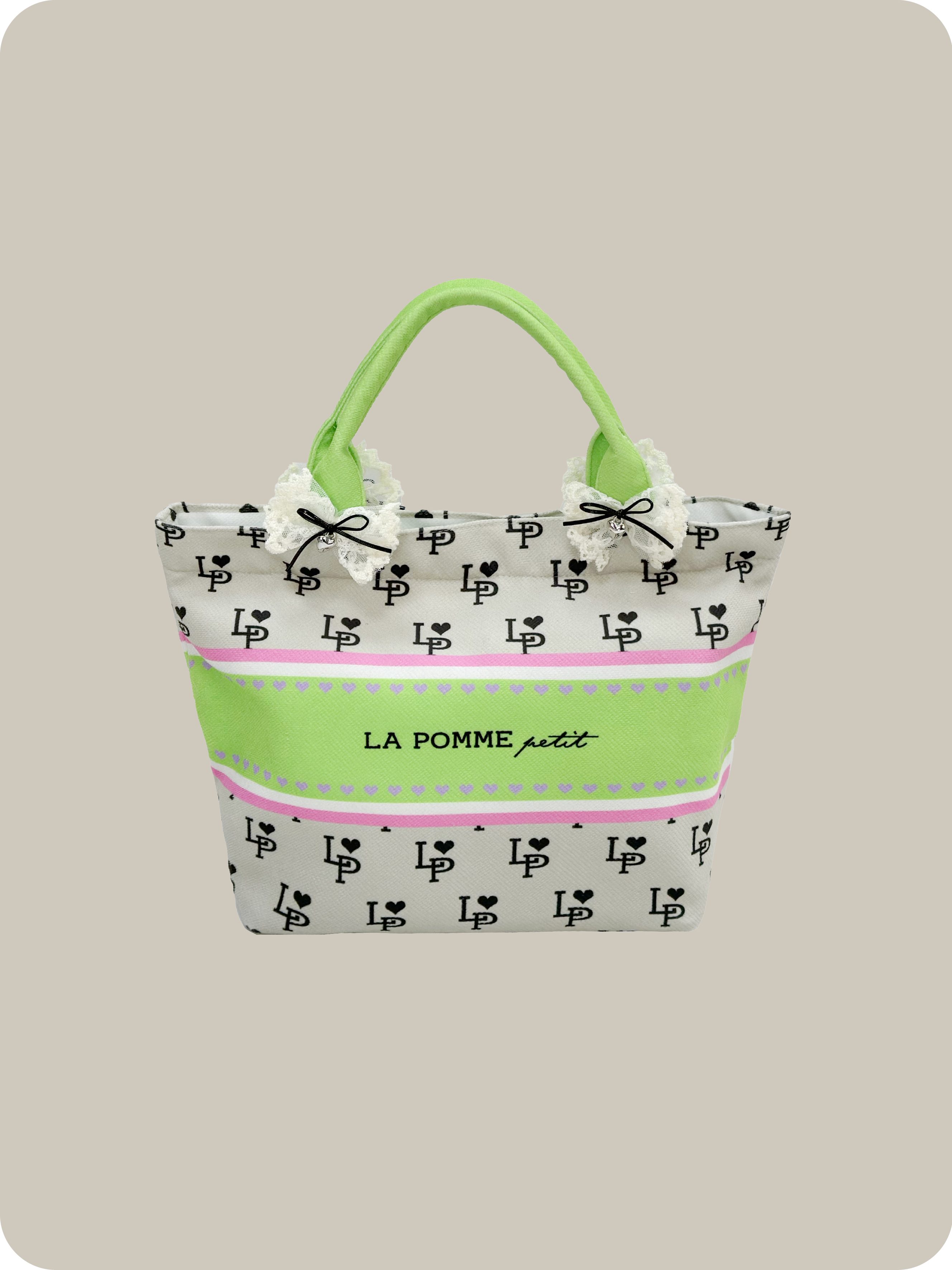 LA POMME petit Icon Ribbon Mini Tote.