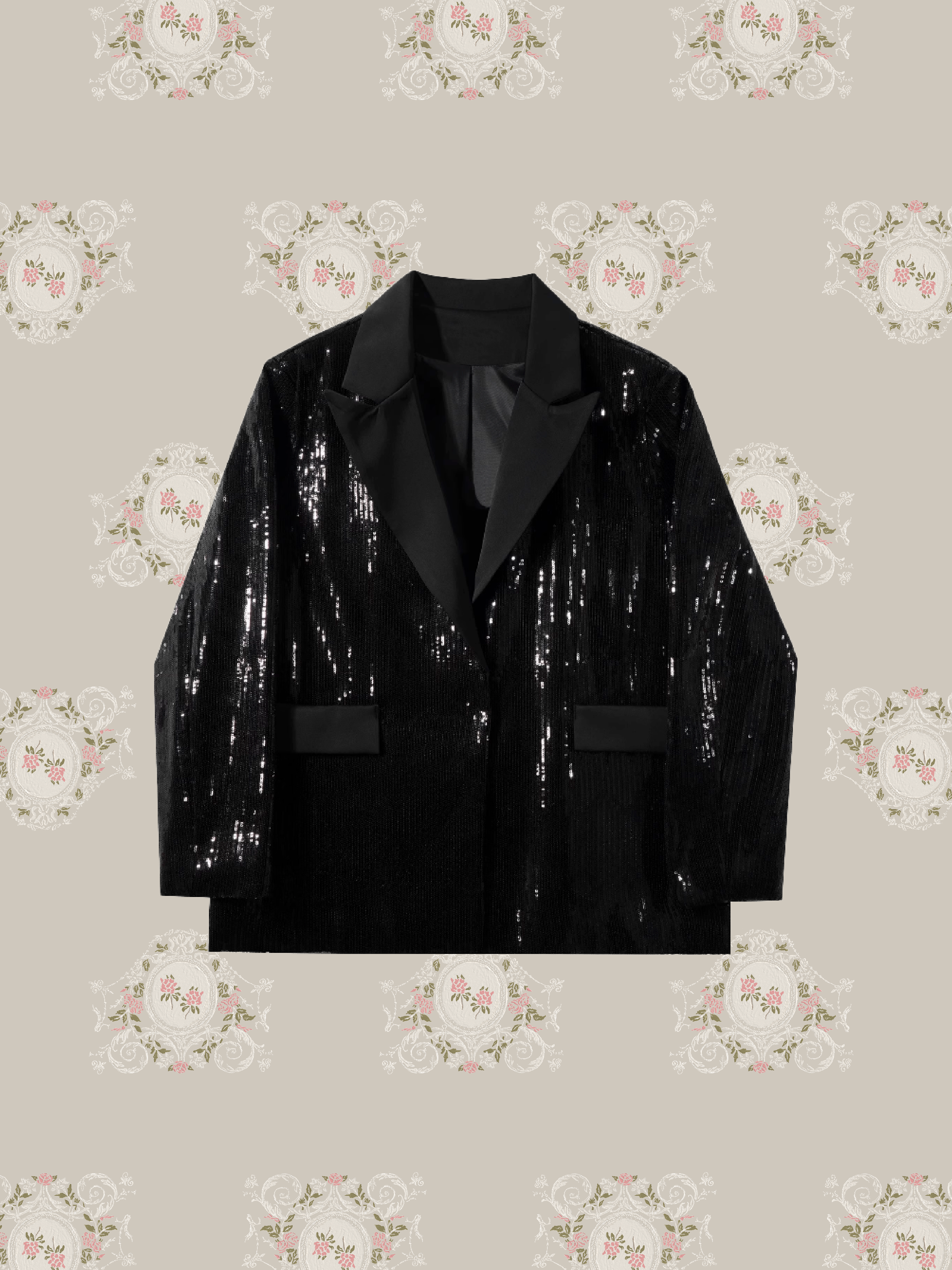 Relaxed Sequins Jacket/リラックススパンコールジャケット