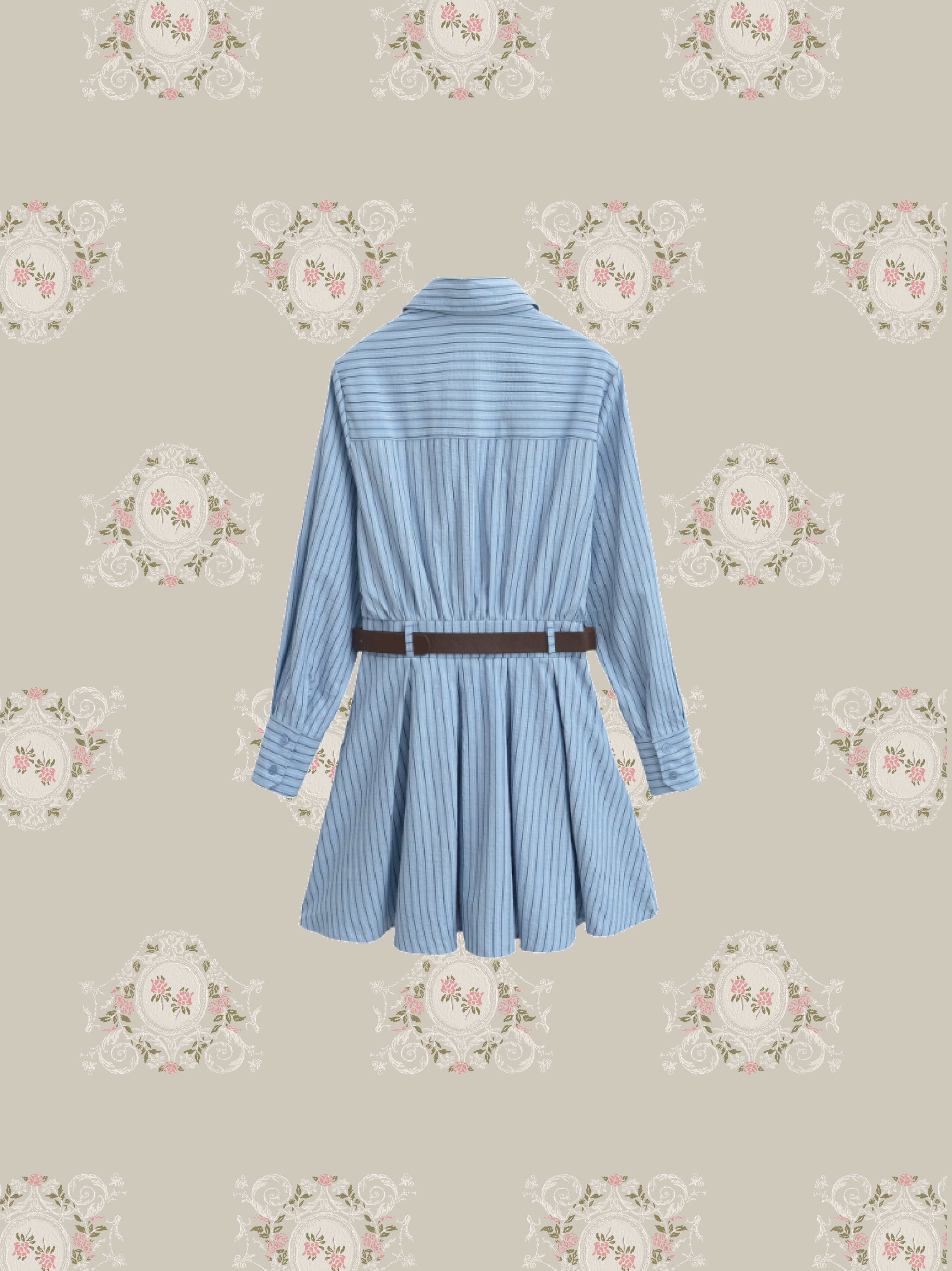 Preppy Shirts One Piece/プレッピーシャツワンピース