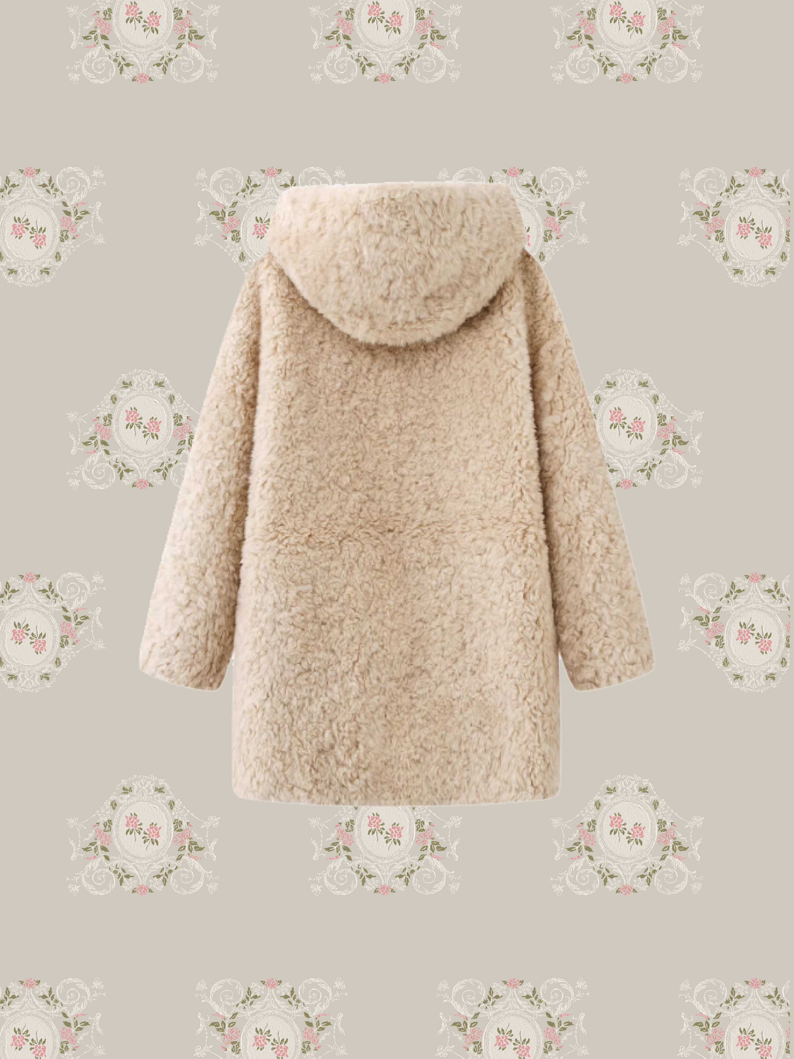 Cozy Faux Fur Long Coat/フェイクファーロングコート