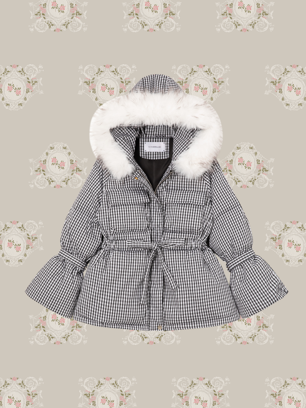 ・予約商品・Puff Belted Duck Down Coat ベルト付きパフダックダウンコート