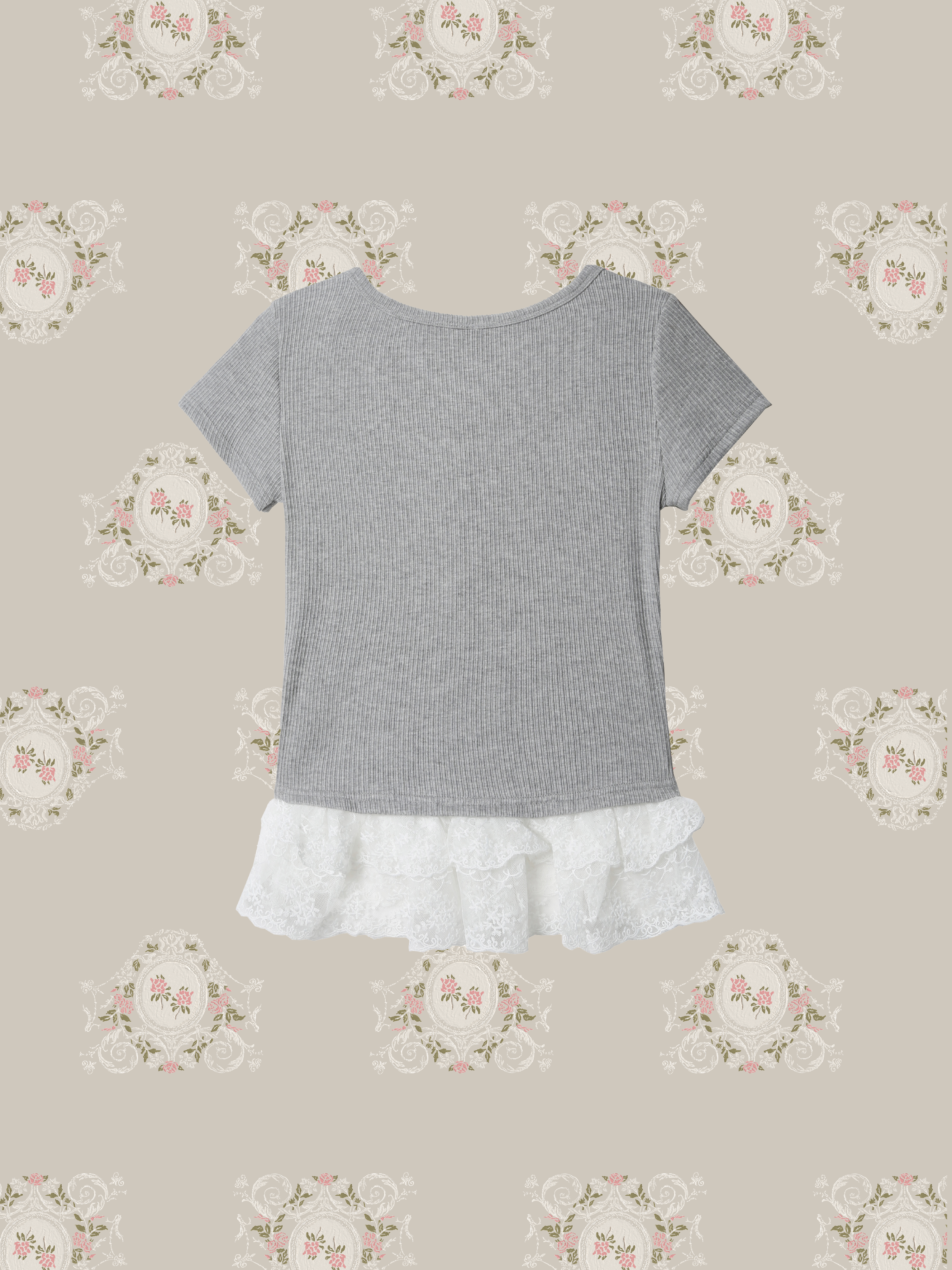 Princess Lace Trim T/プリンセスレーストリムTシャツ