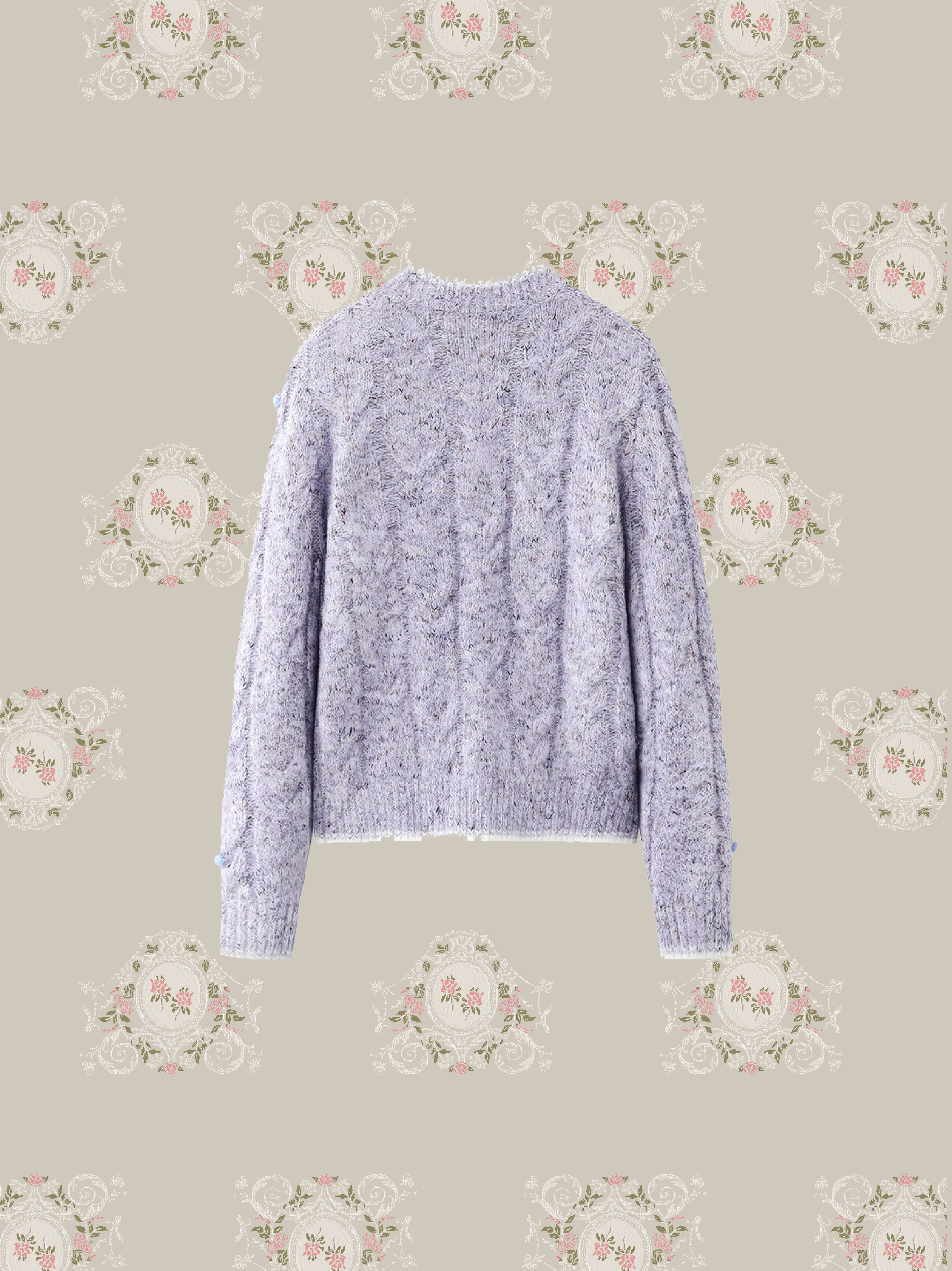 Romantic Garden Purple Cardigan/ロマンティックガーデンパープルカーディガン