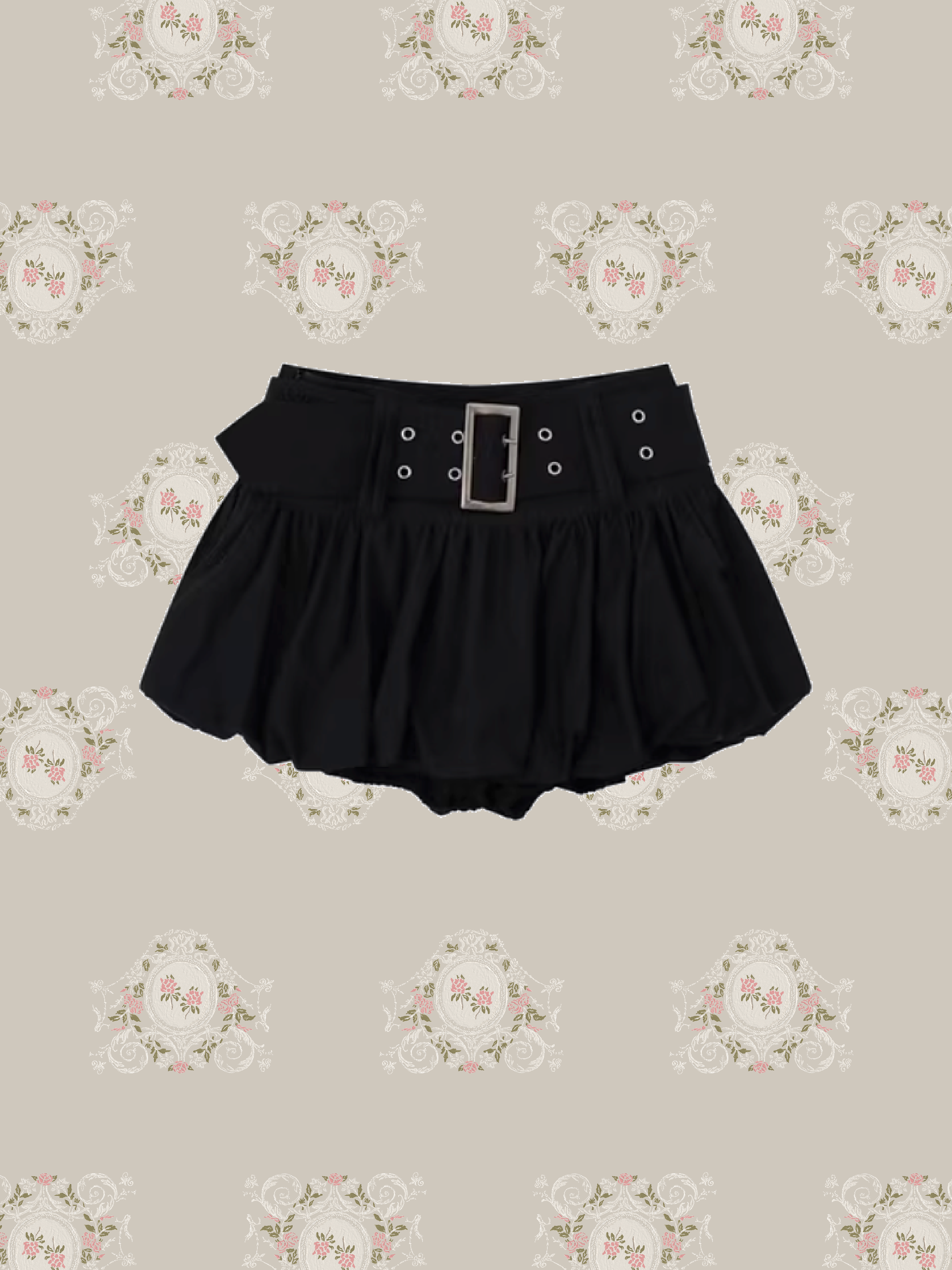Petal Puff Mini Skirt/花びらパフミニスカート