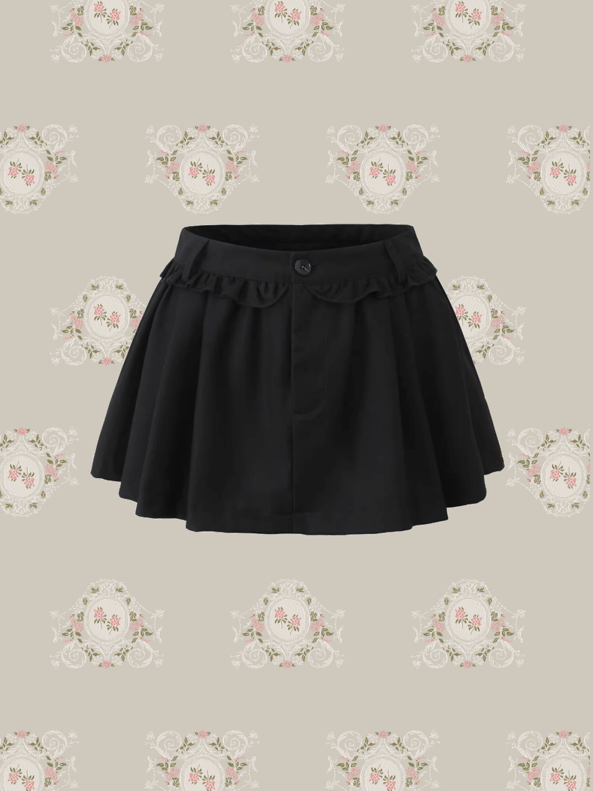 Frill Piping Mini Skirt/フリルパイピングミニスカート Frill Piping Mini Skirt/フリルパイピングミニスカート