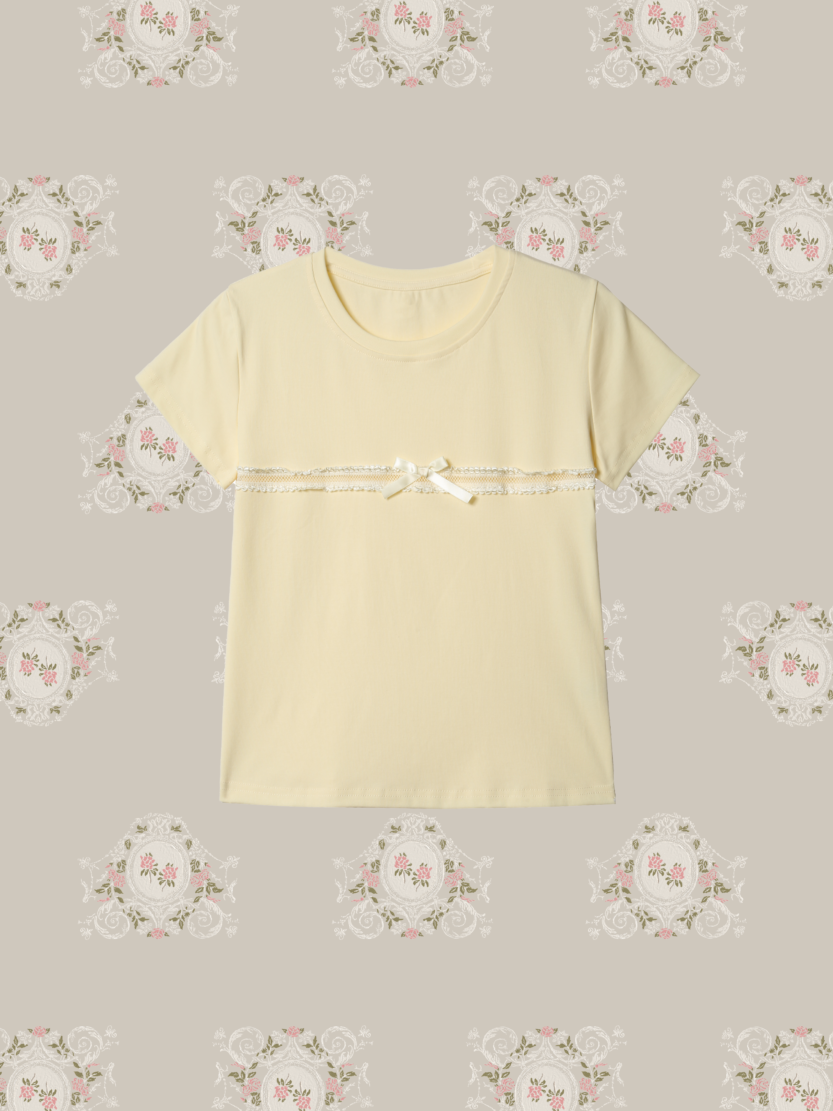 Single Lace Band T/シングルレースバンドTシャツ