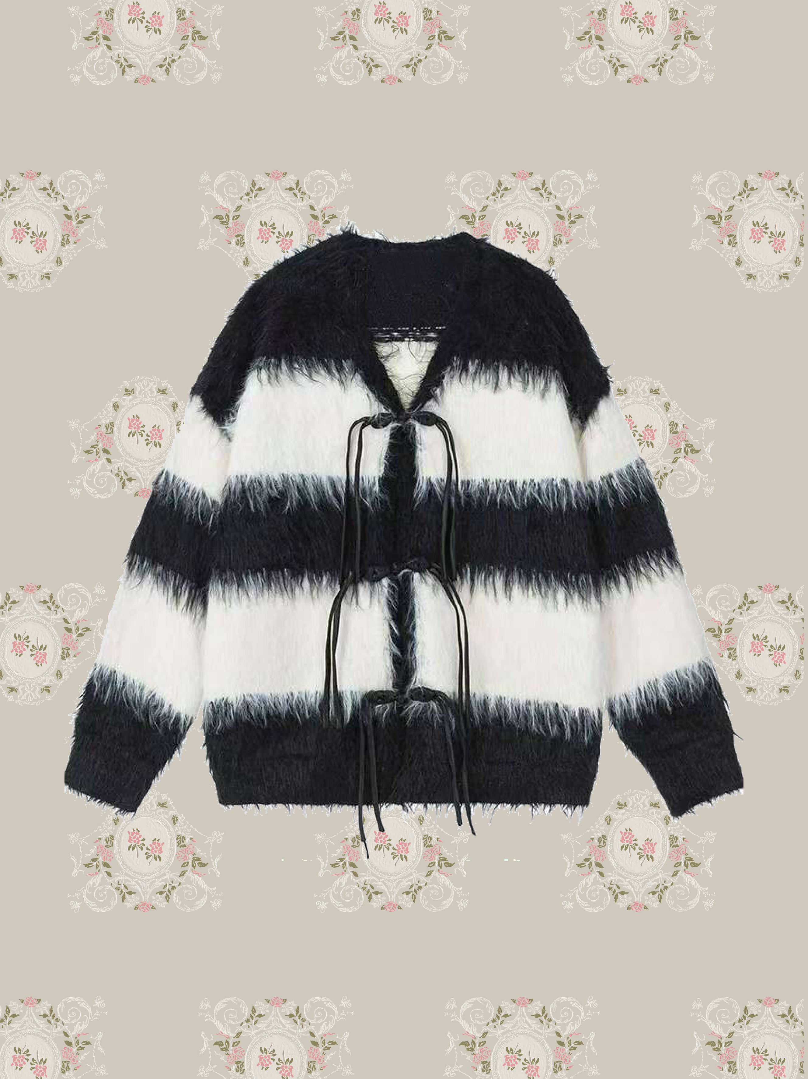 Mohair Two Tone Cardigan/モヘアツートンカーディガン