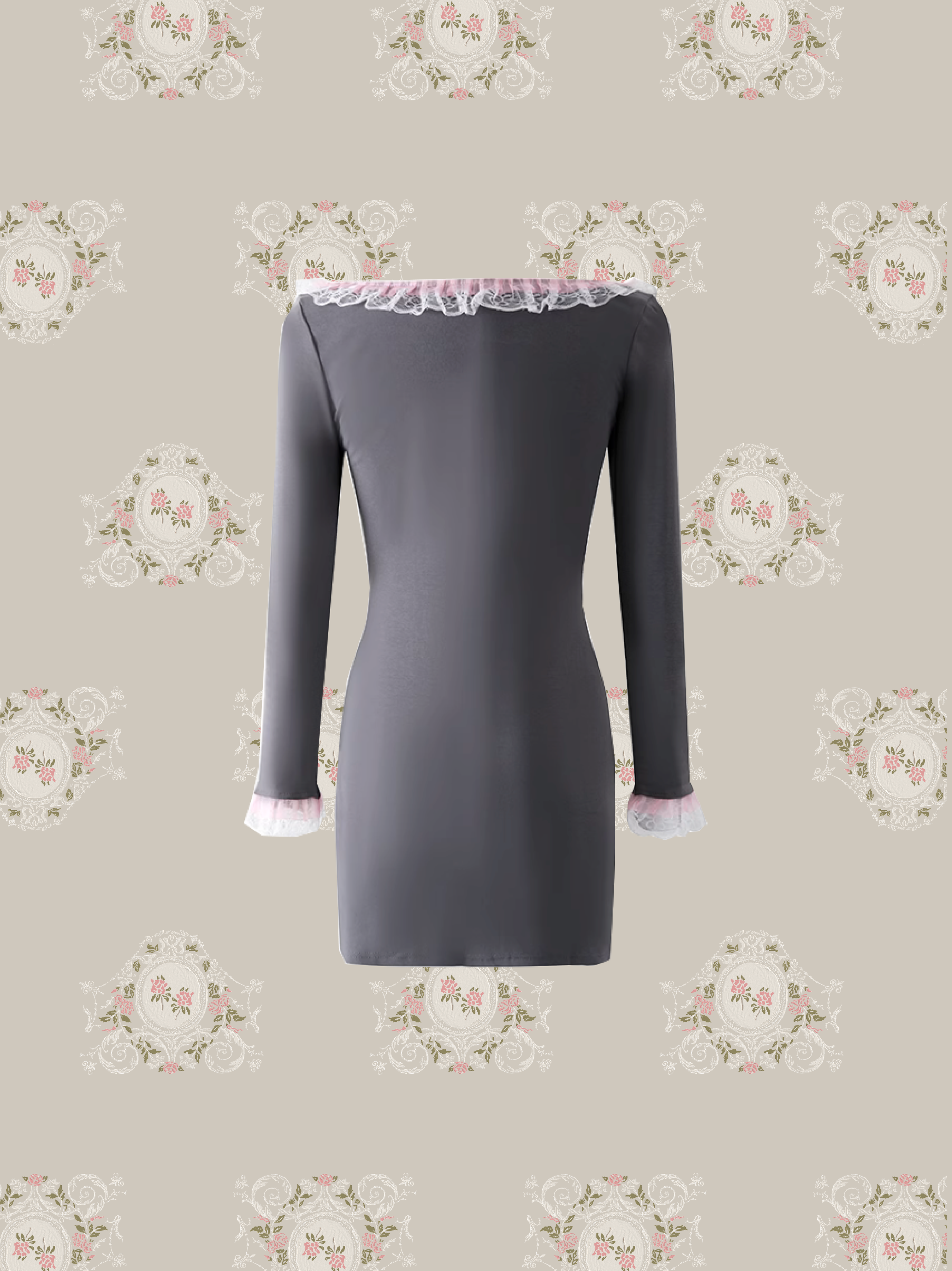 Hollow Lace Up 2 Way One Piece/ホローレースアップ2ウェイワンピース