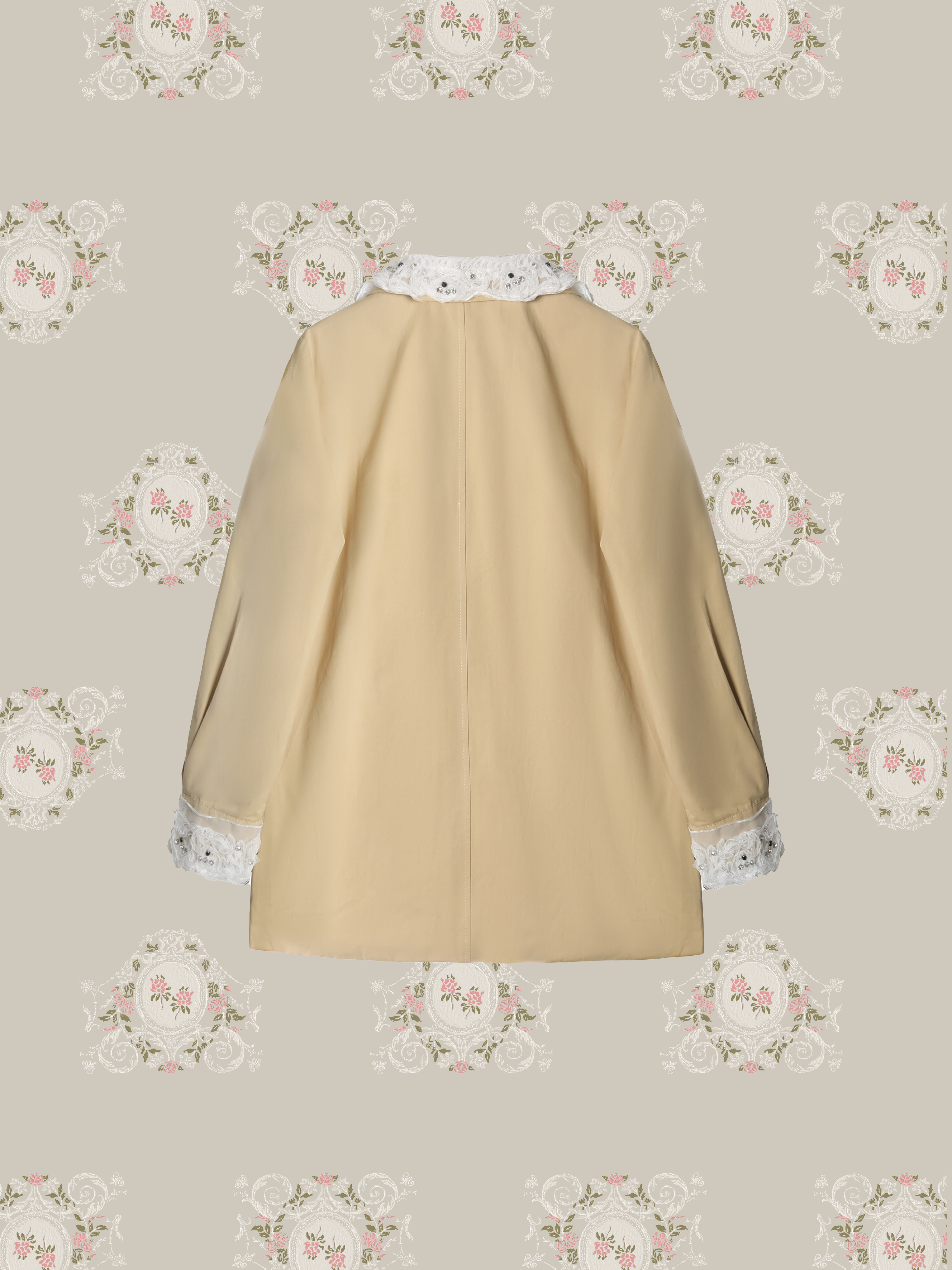 Sweet Lace Bijou Trench Coat/スイートレースビジュートレンチコート