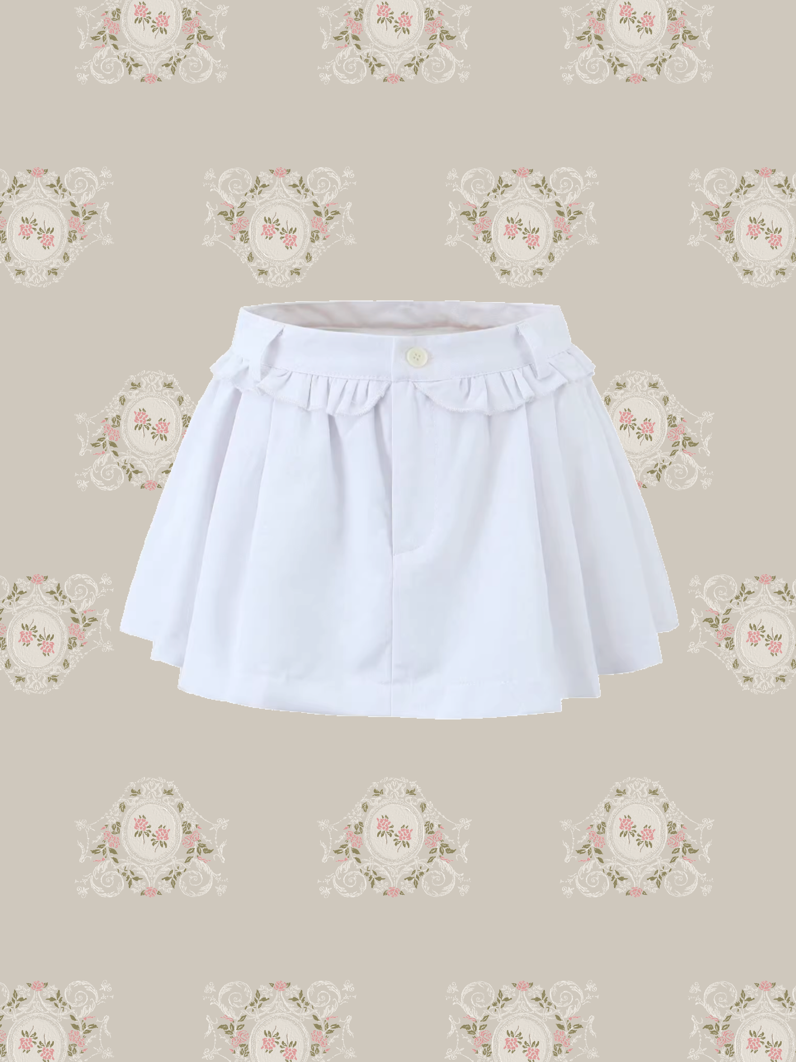 Frill Piping Mini Skirt/フリルパイピングミニスカート