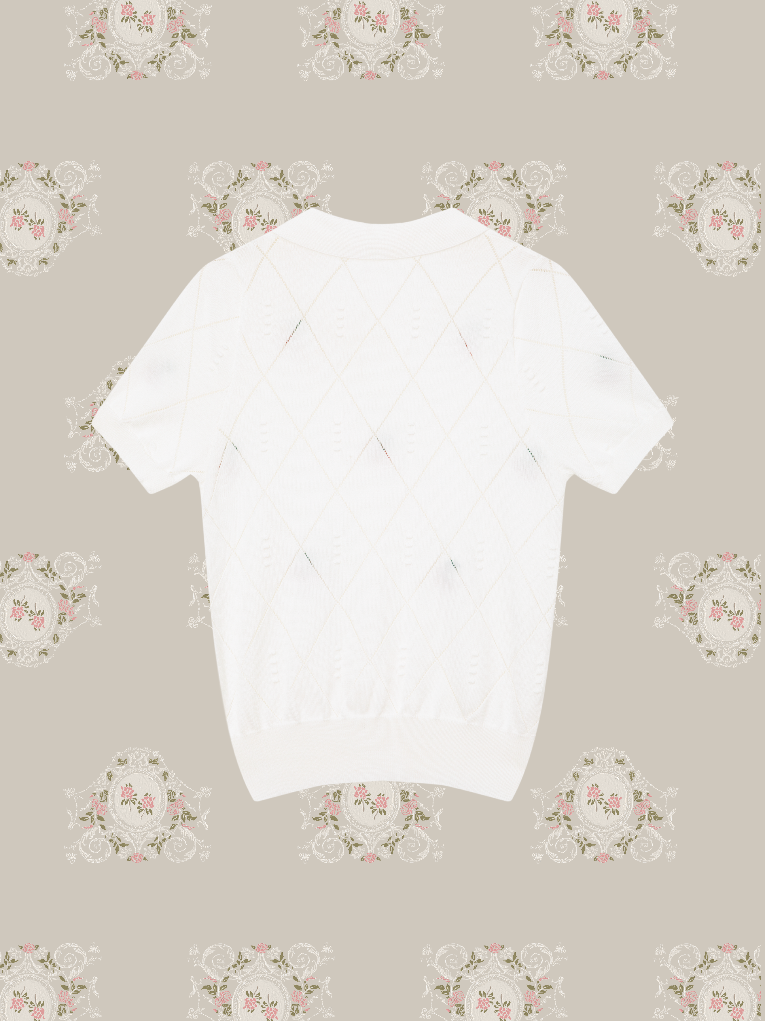 Cherry Embroidery Summer Knit/チェリー刺繍サマーニット