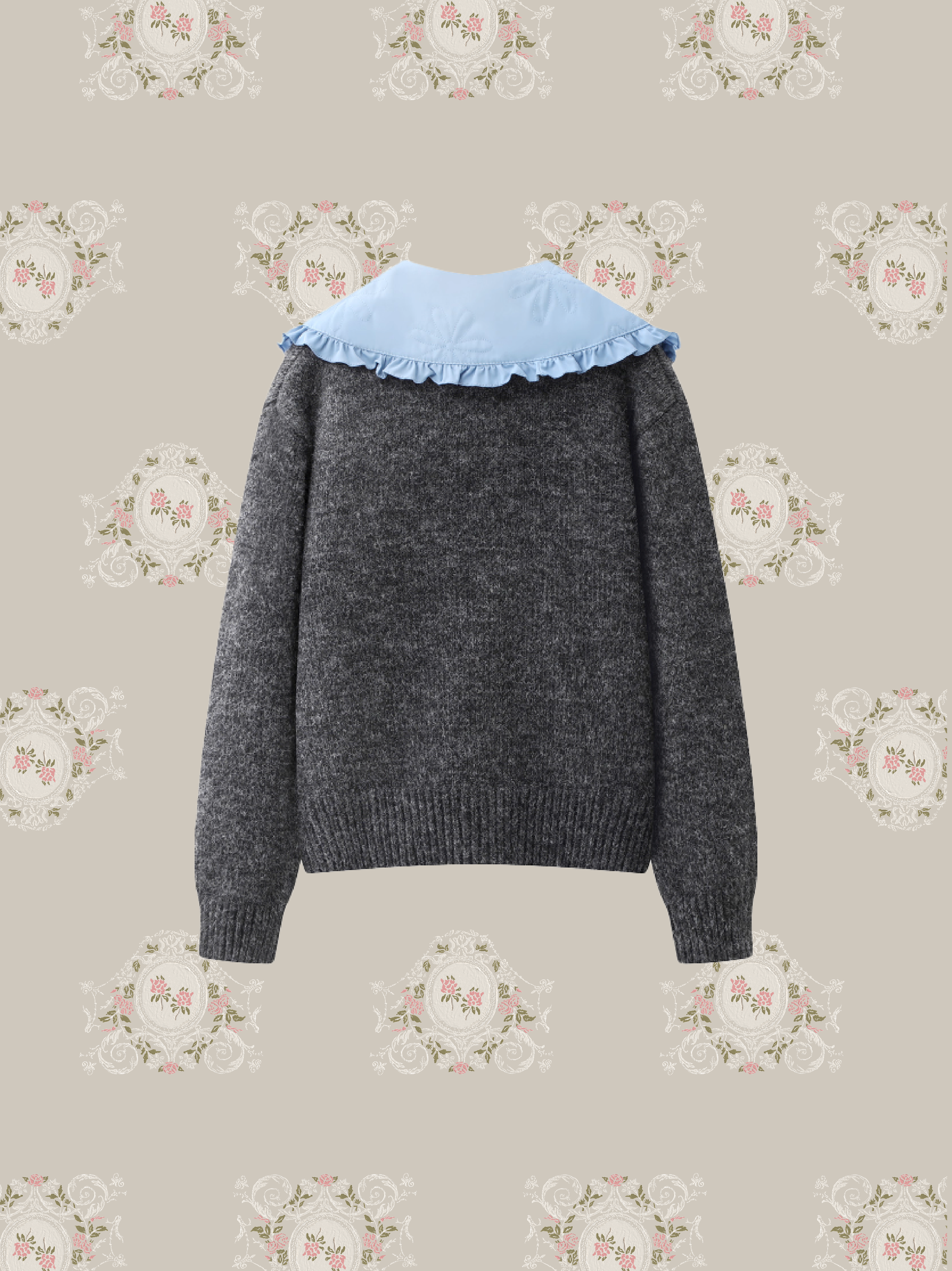 Moveable Baby Collar Cardigan/ベビーカラーカーディガン