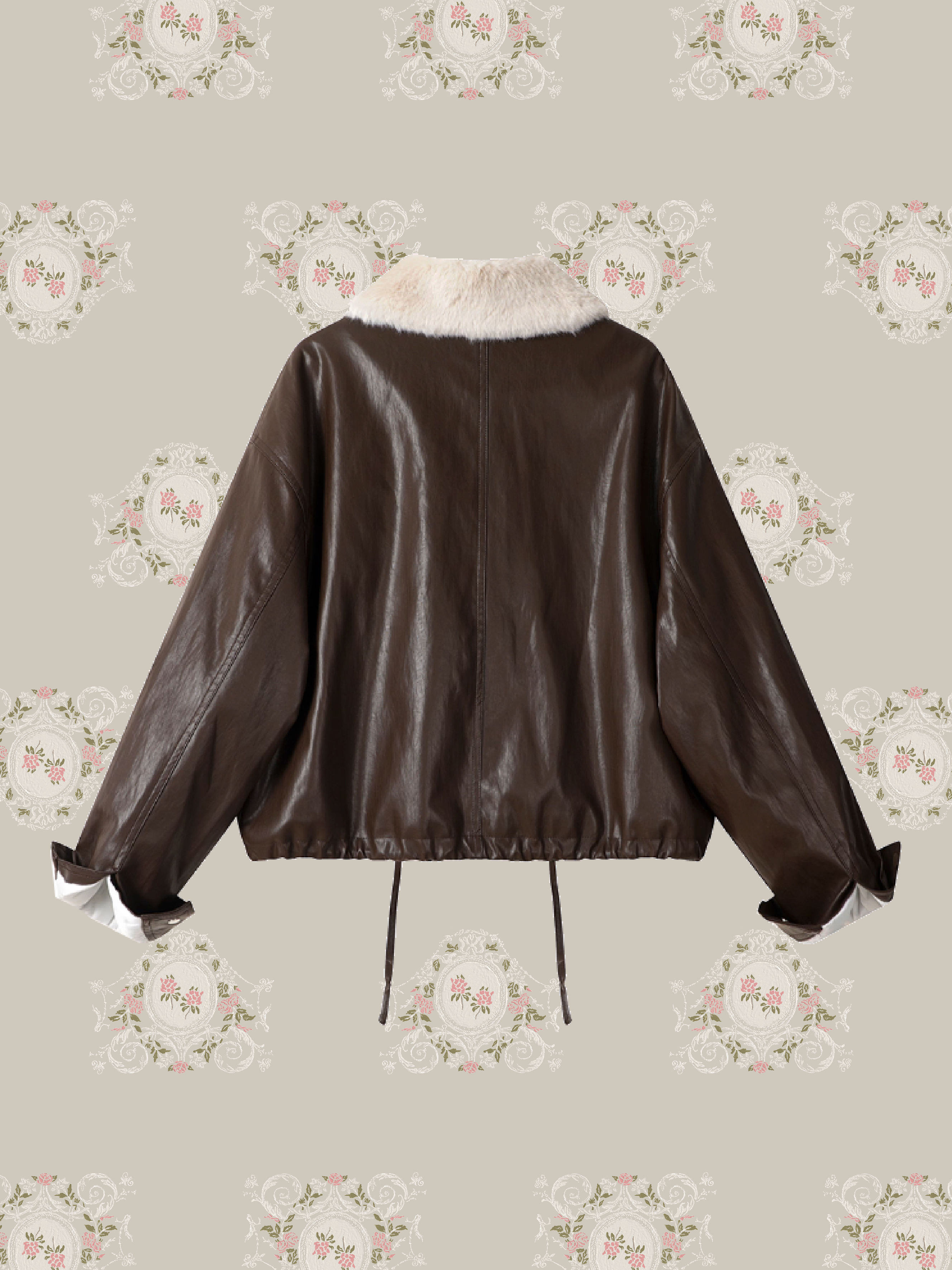 Cool Leather Fur Jacket/クールレザーファージャケット