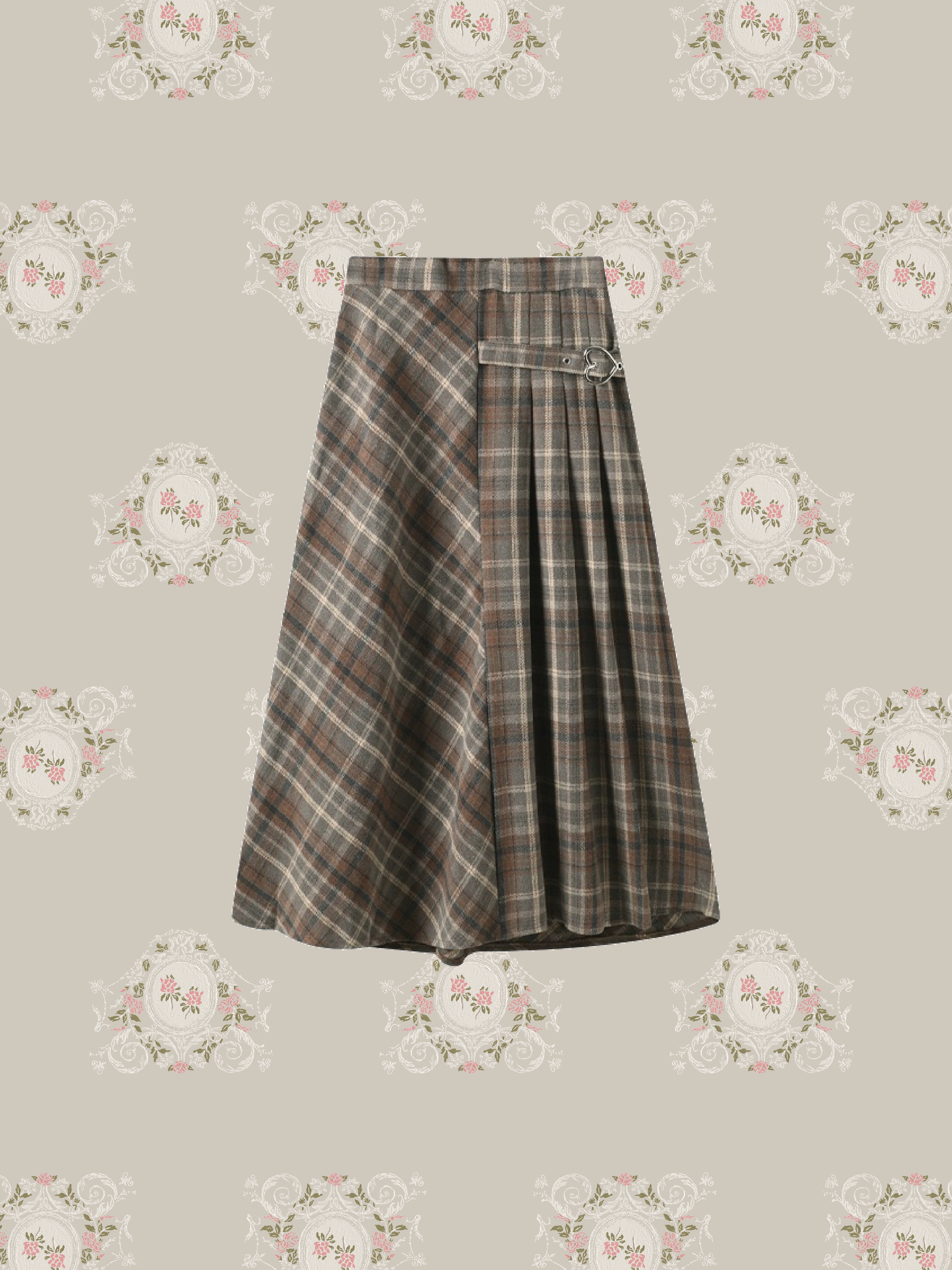 Preppy Fake Two Cardigan Set Up/プレッピーフェイクツーカーディガンセットアップ