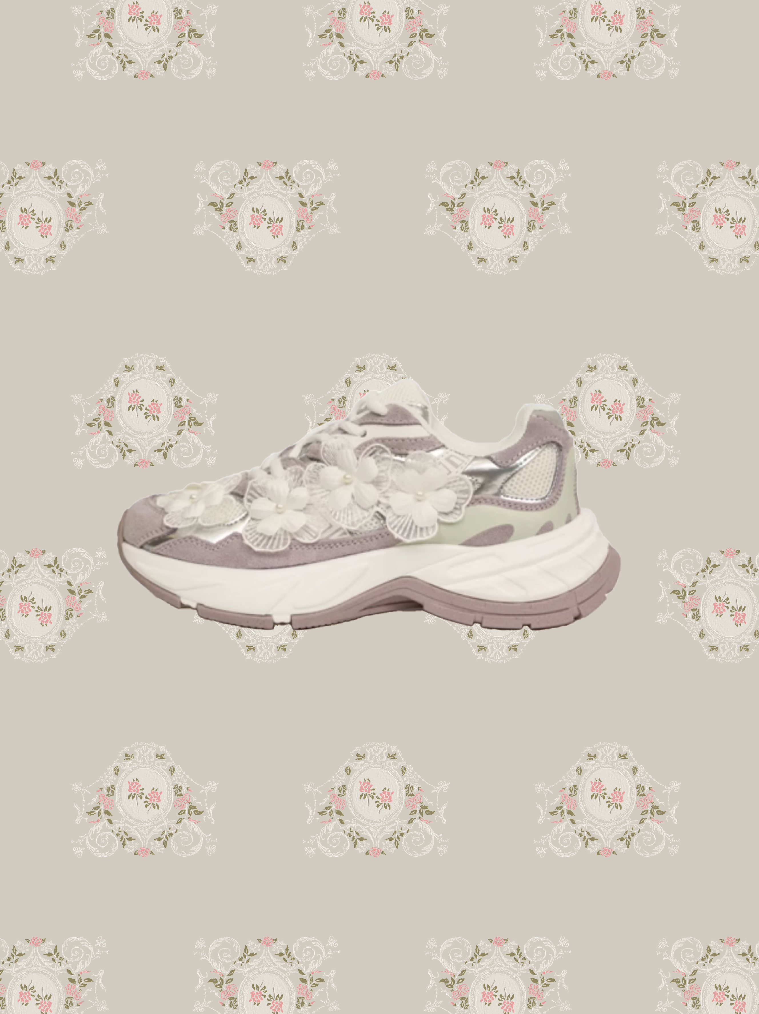 Flower Pearl Sneaker