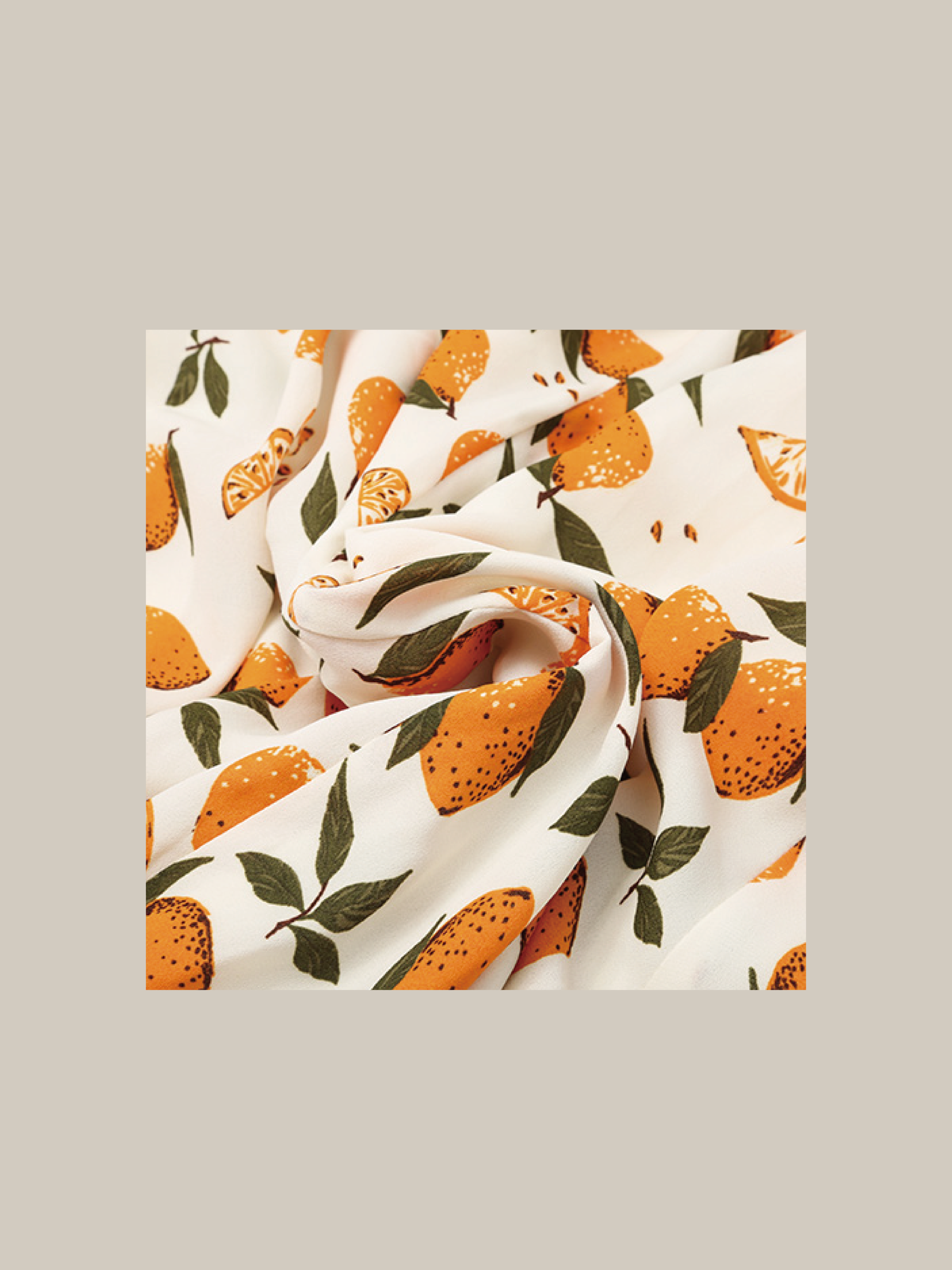 Fruits Design Chiffon One Piece