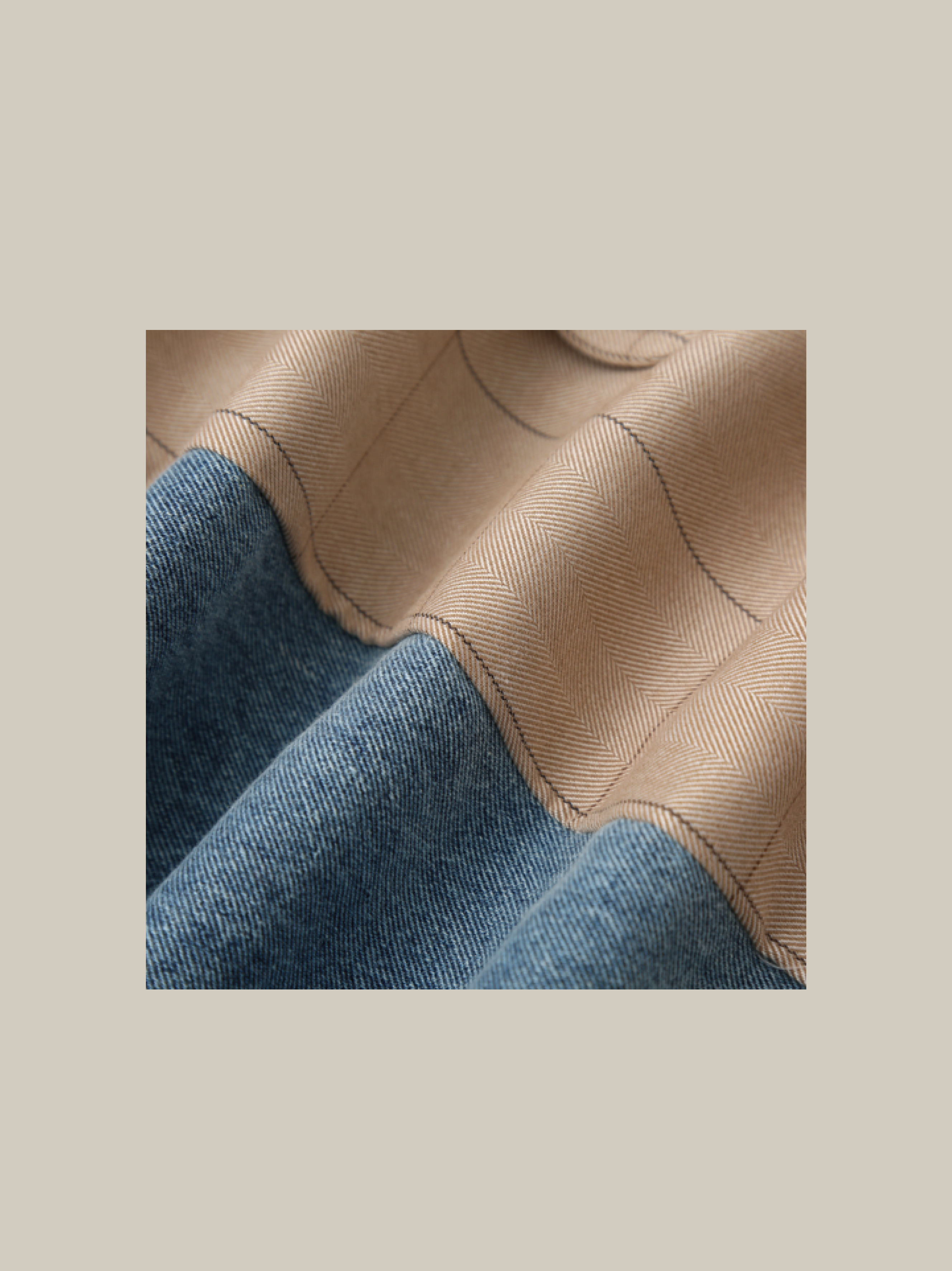 Denim Patchwork Jacket