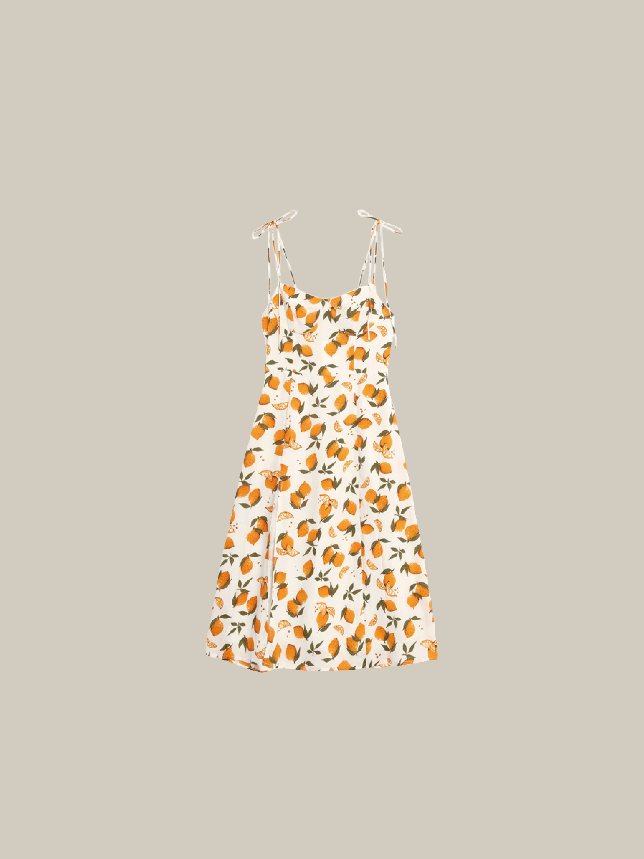 Fruits Design Chiffon One Piece