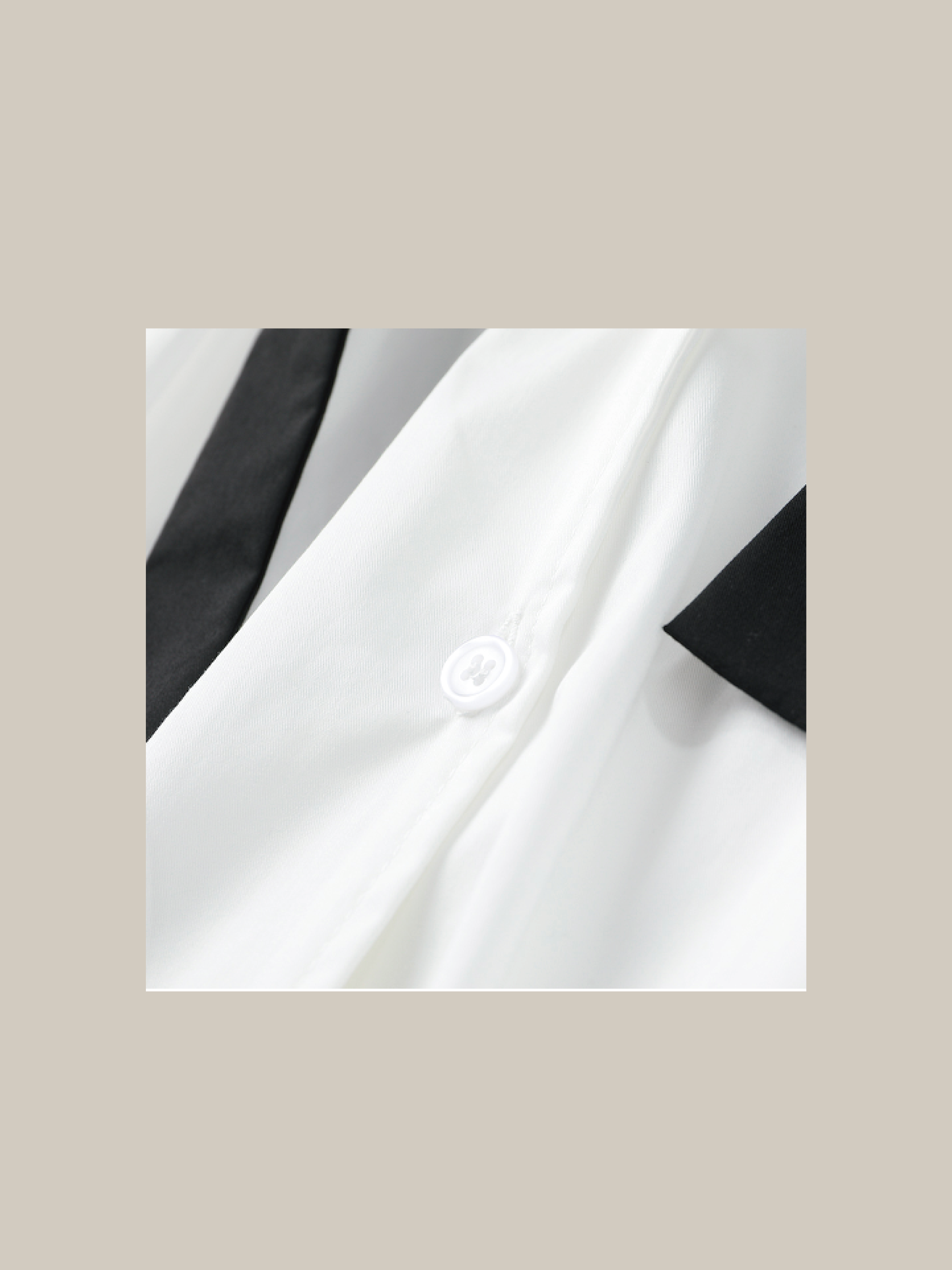 Блуза с двойной лентой и баской