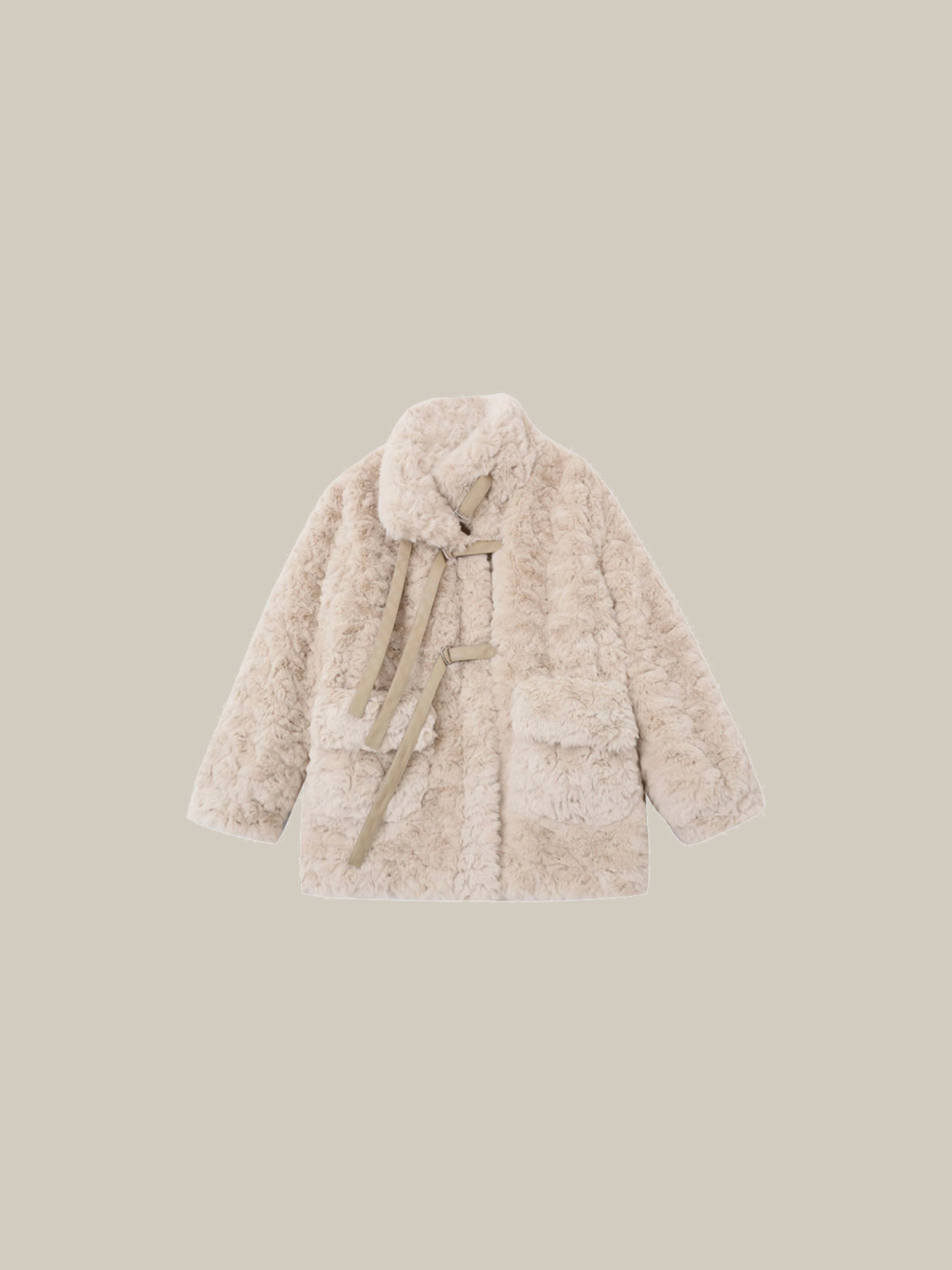 Faux Fur Plush Short Coat