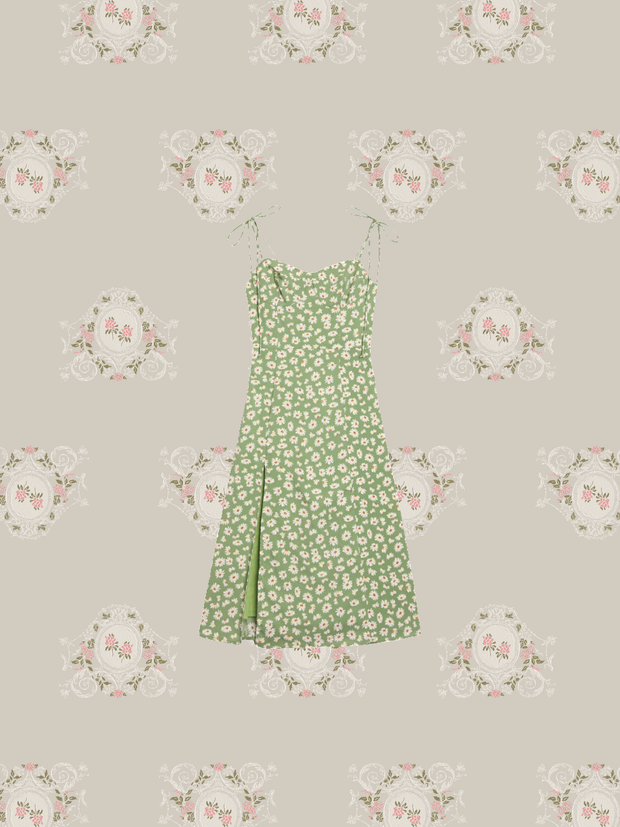 Pastel Green Daisy One Piece