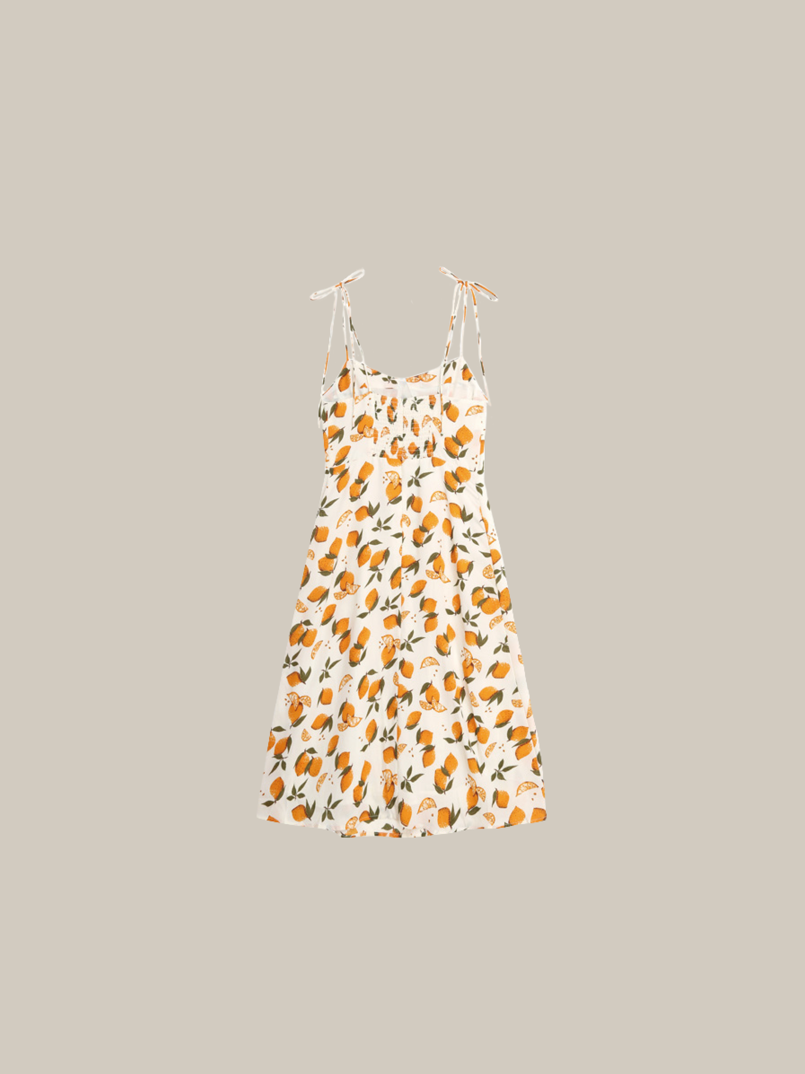 Fruits Design Chiffon One Piece