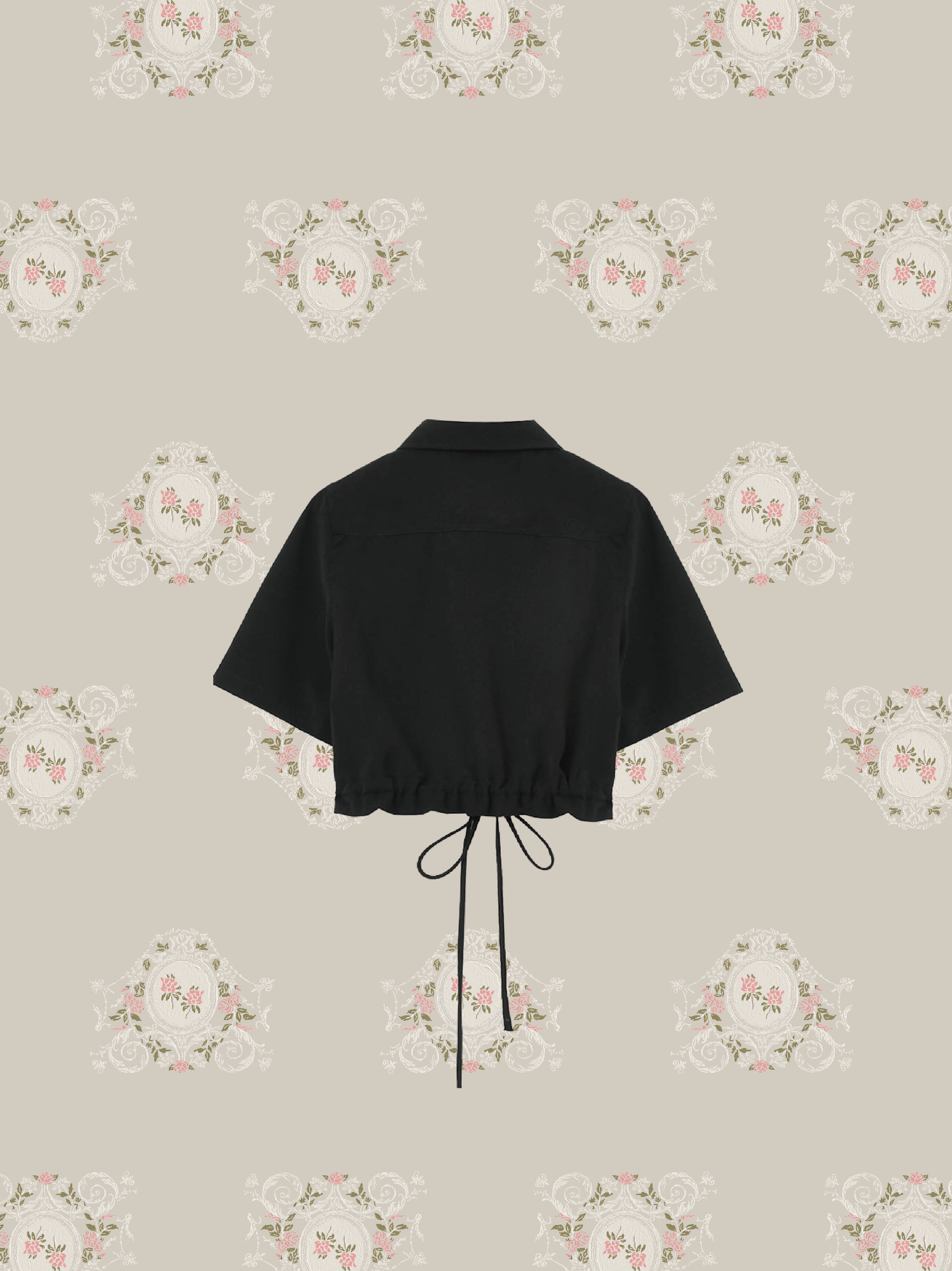 Rose Embroidered Shirt