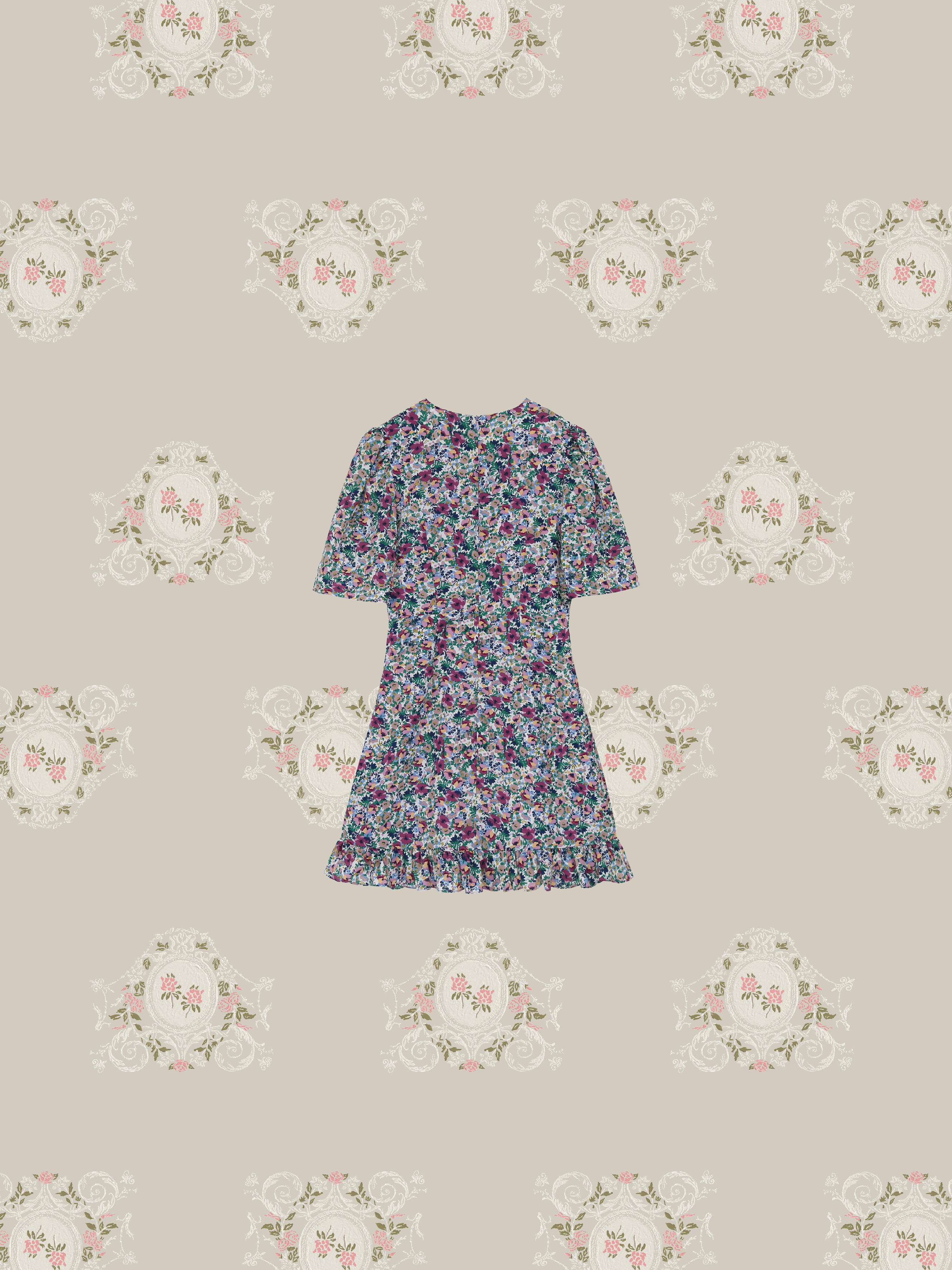 Viola Frill Mini One Piece