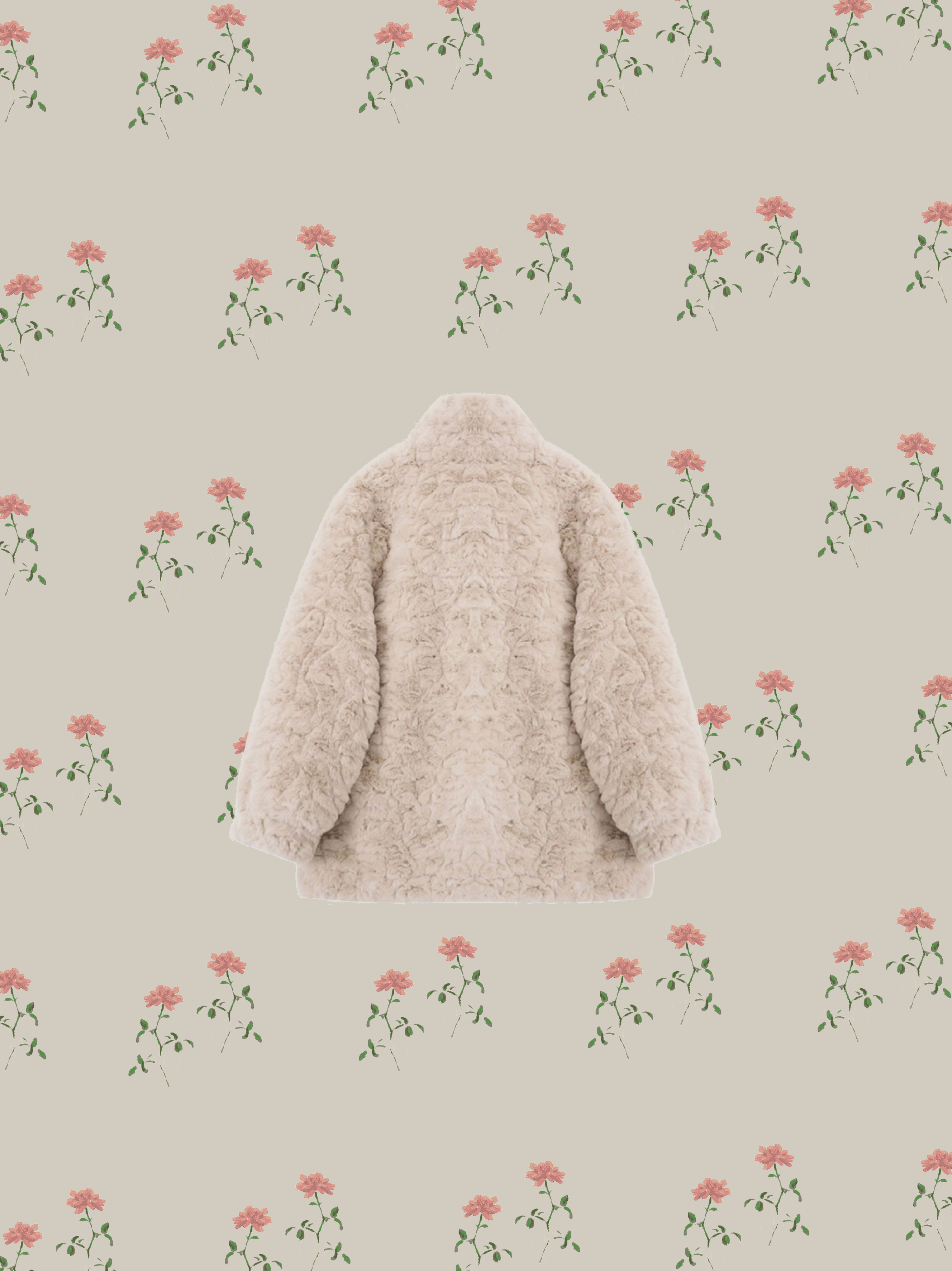 Faux Fur Plush Short Coat