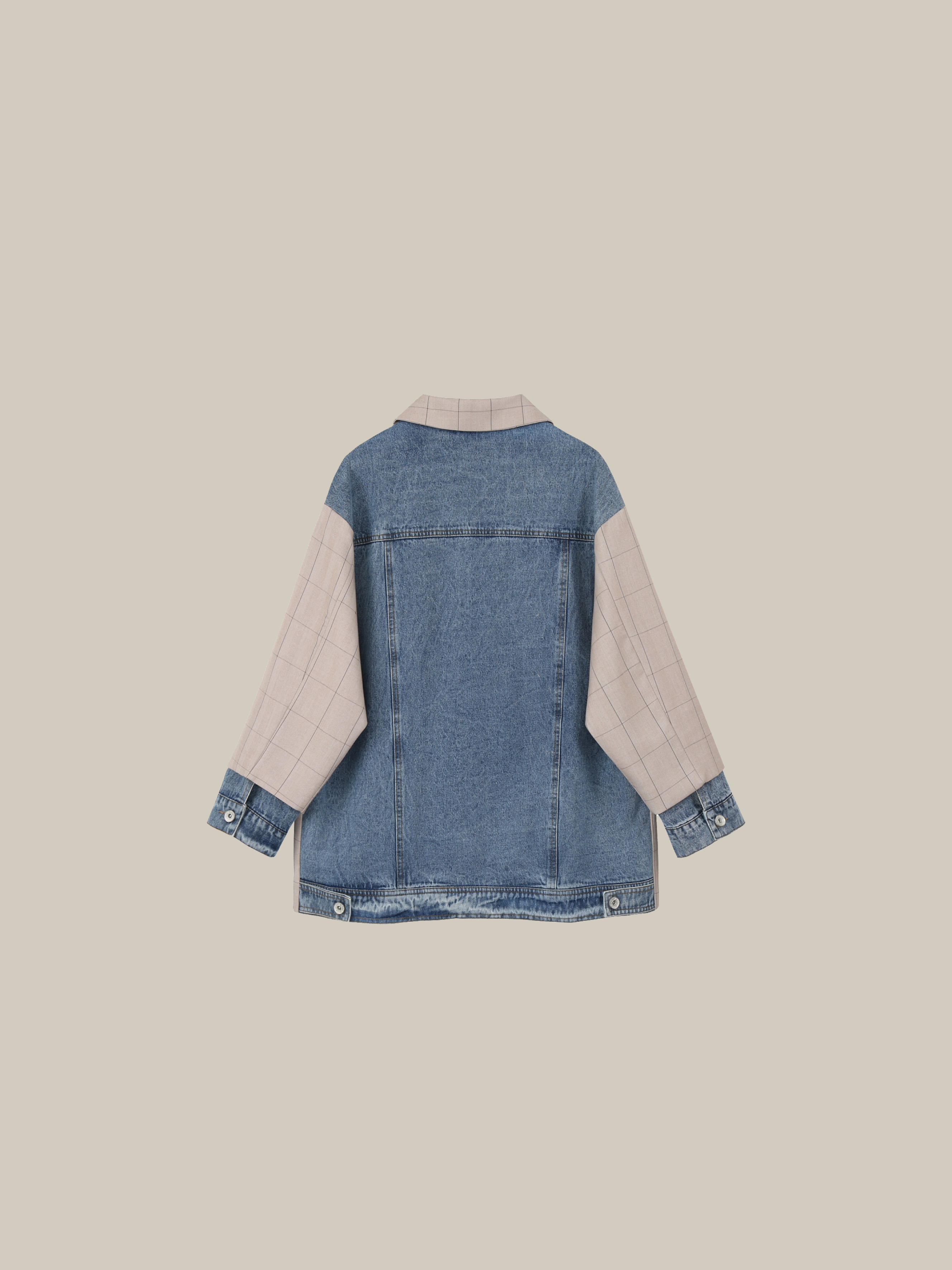 Denim Patchwork Jacket