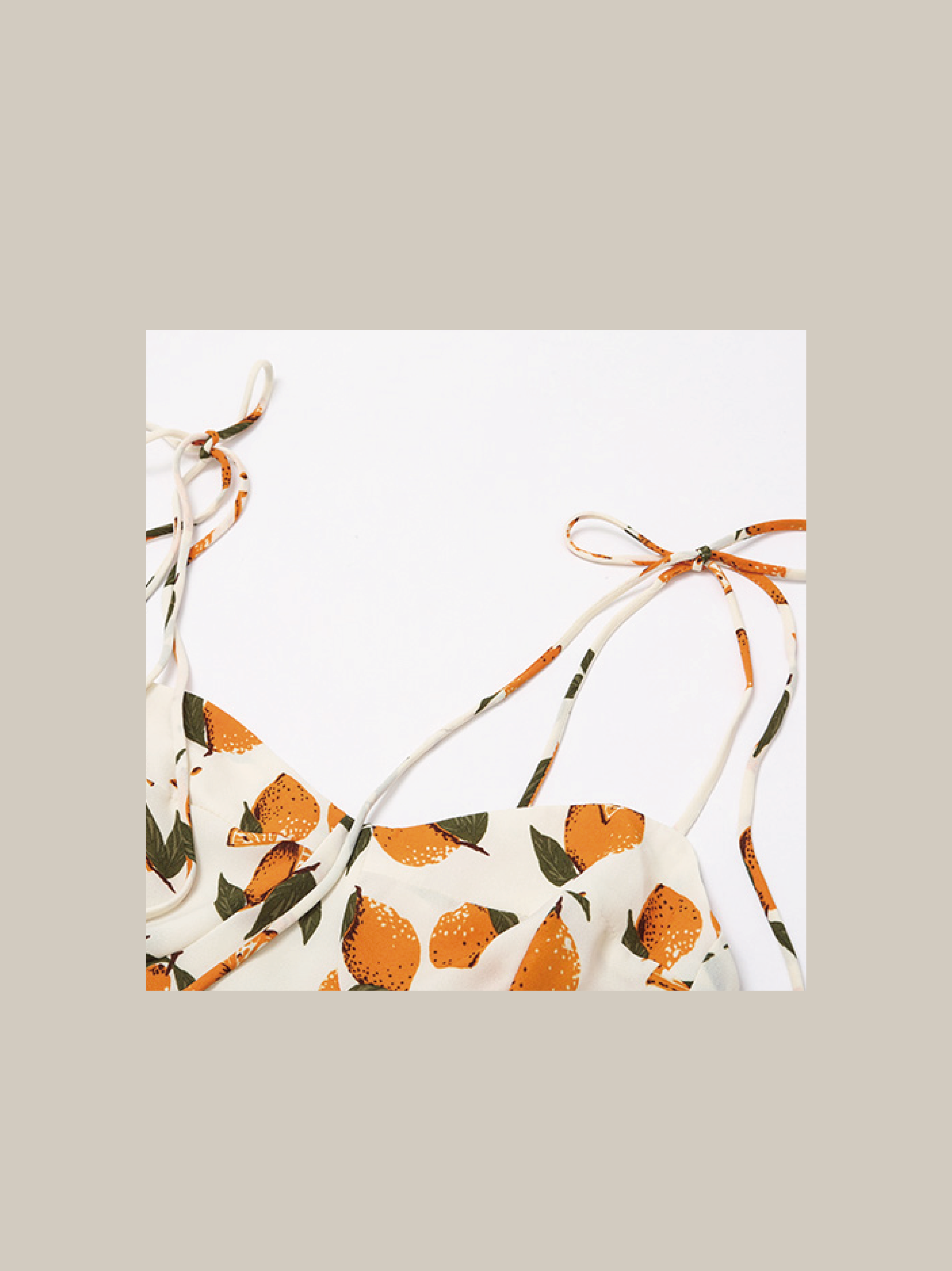 Fruits Design Chiffon One Piece