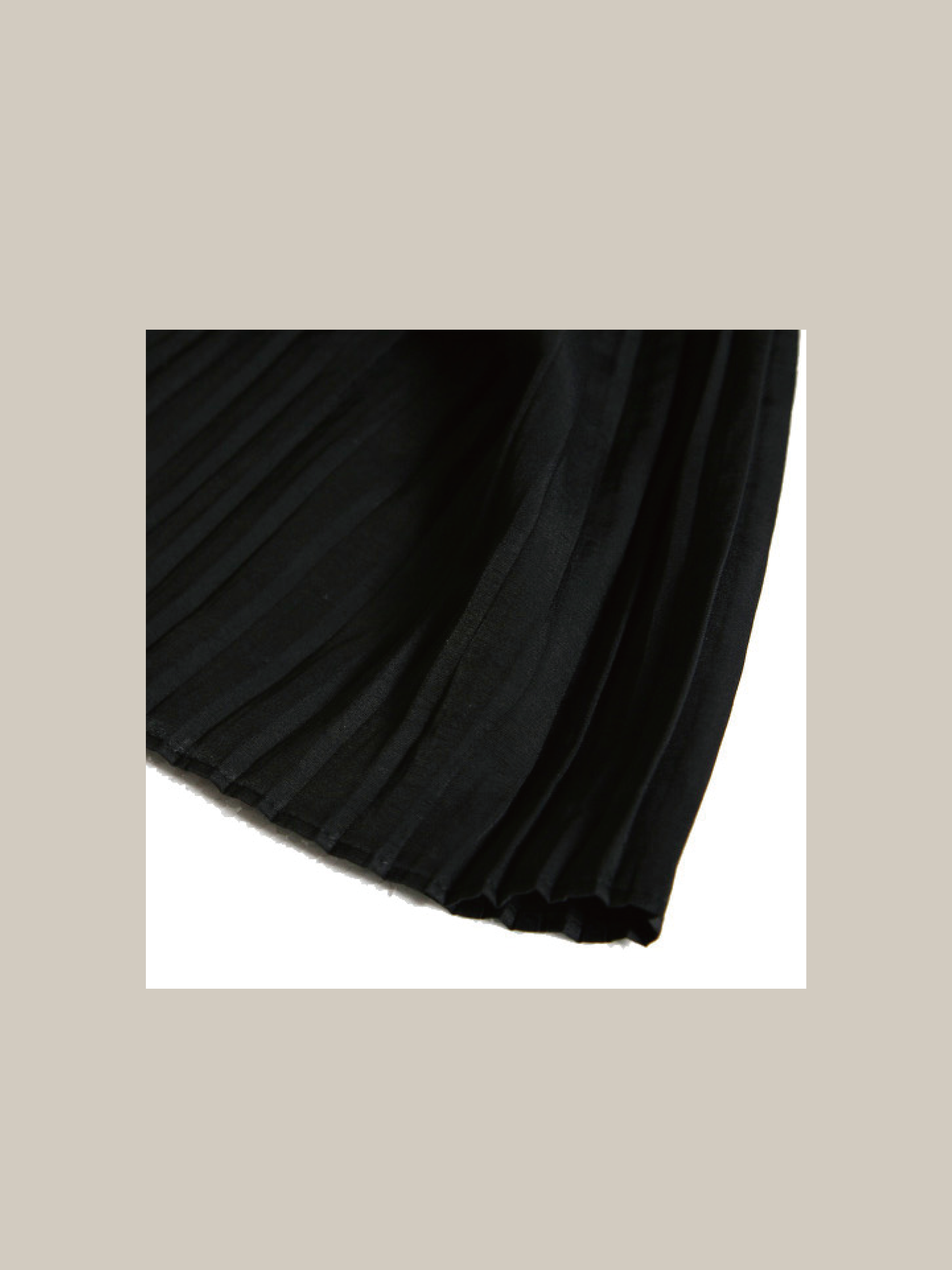 Pleats Tiered Flair Skirt