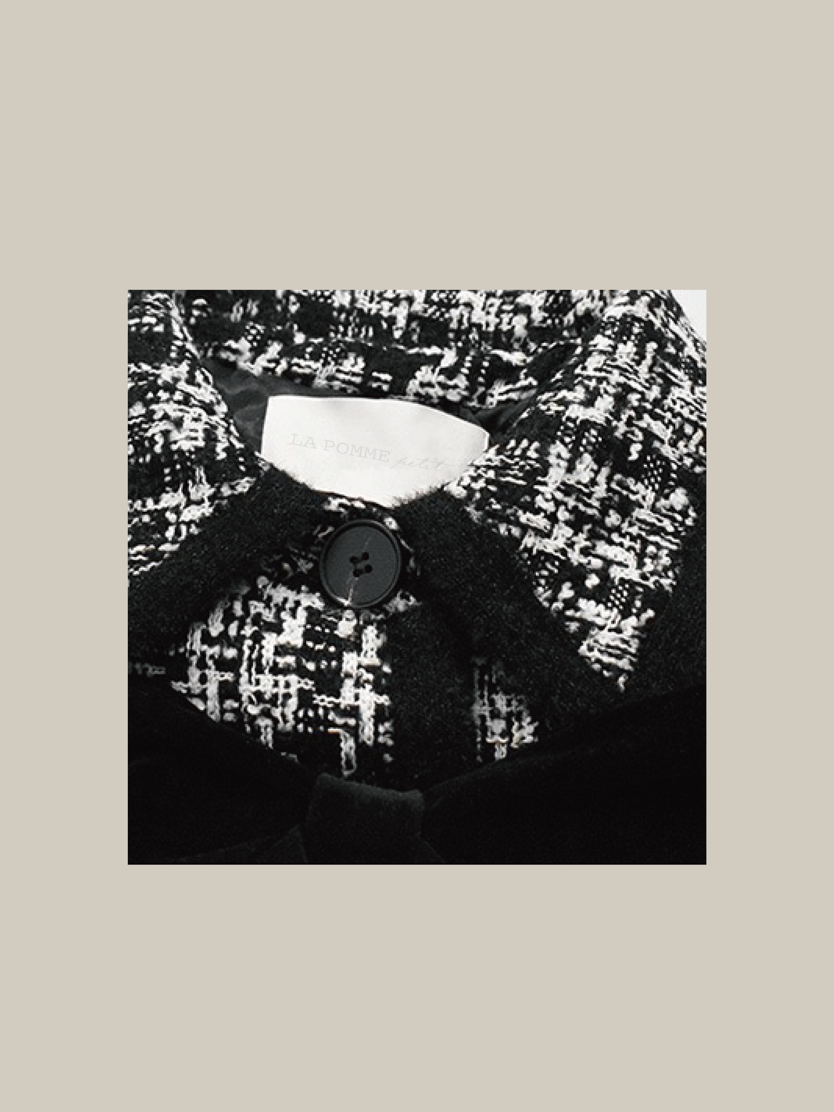 Твидовый жакет с тесьмой