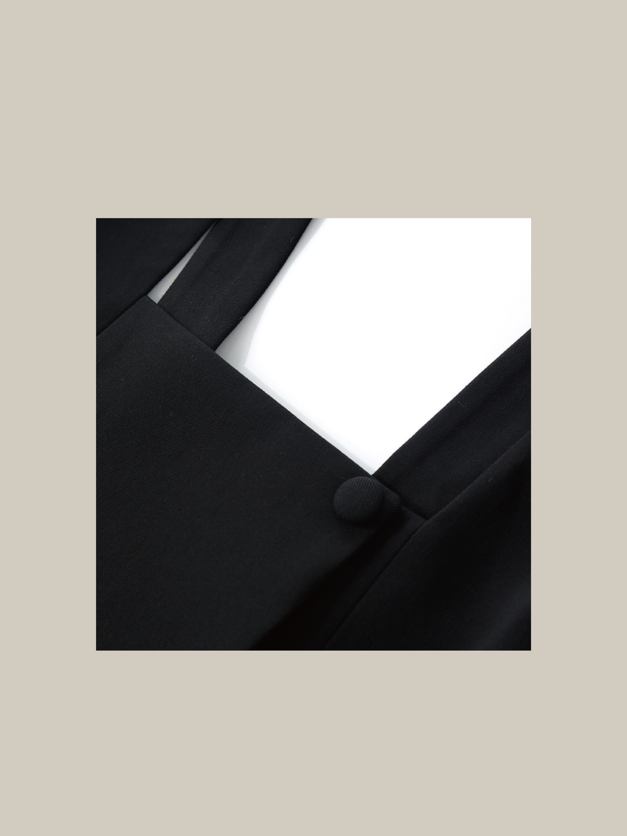 Black Mini Salopette Skirt