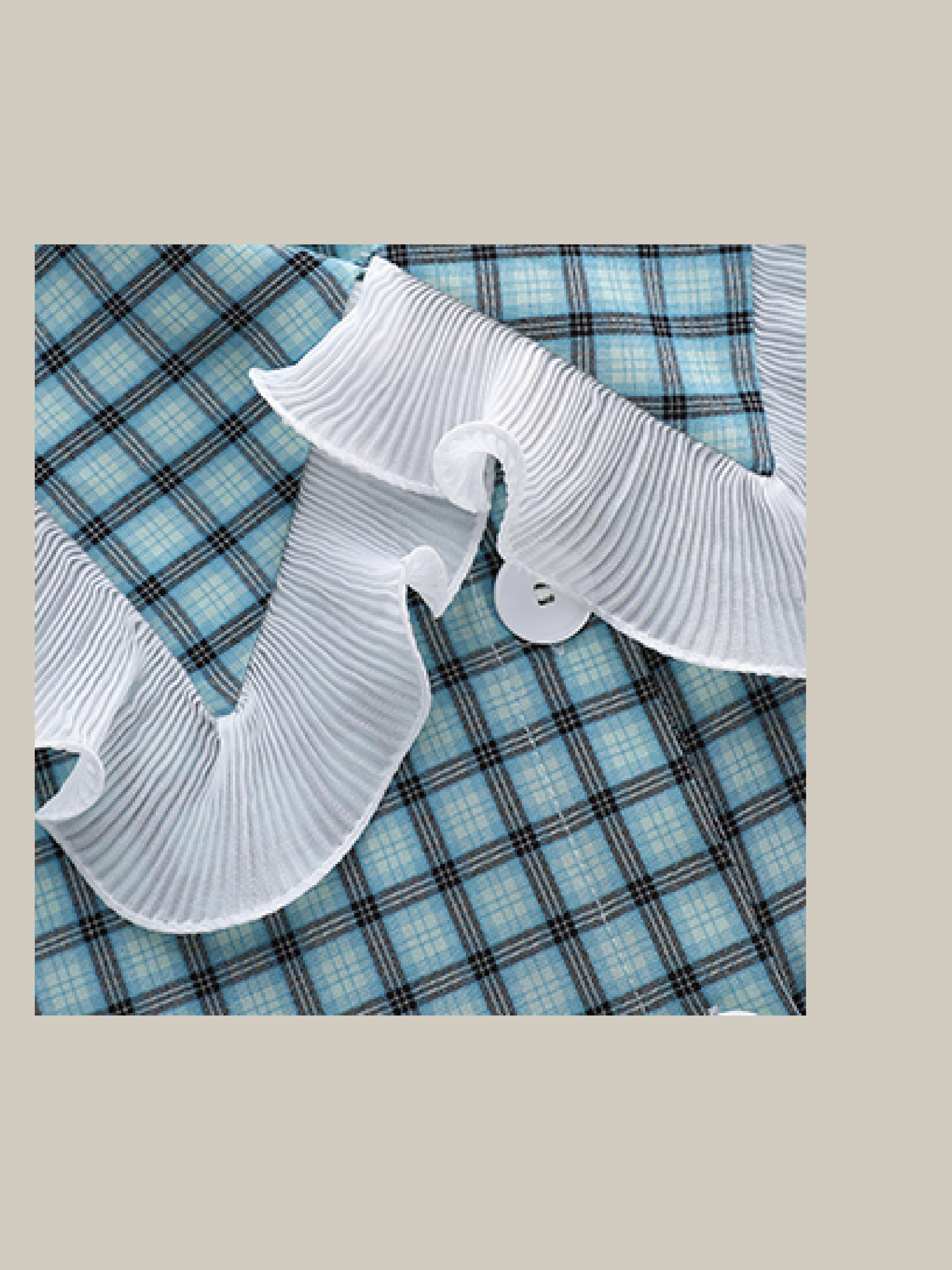 Asymmetric Pocket Check Dress