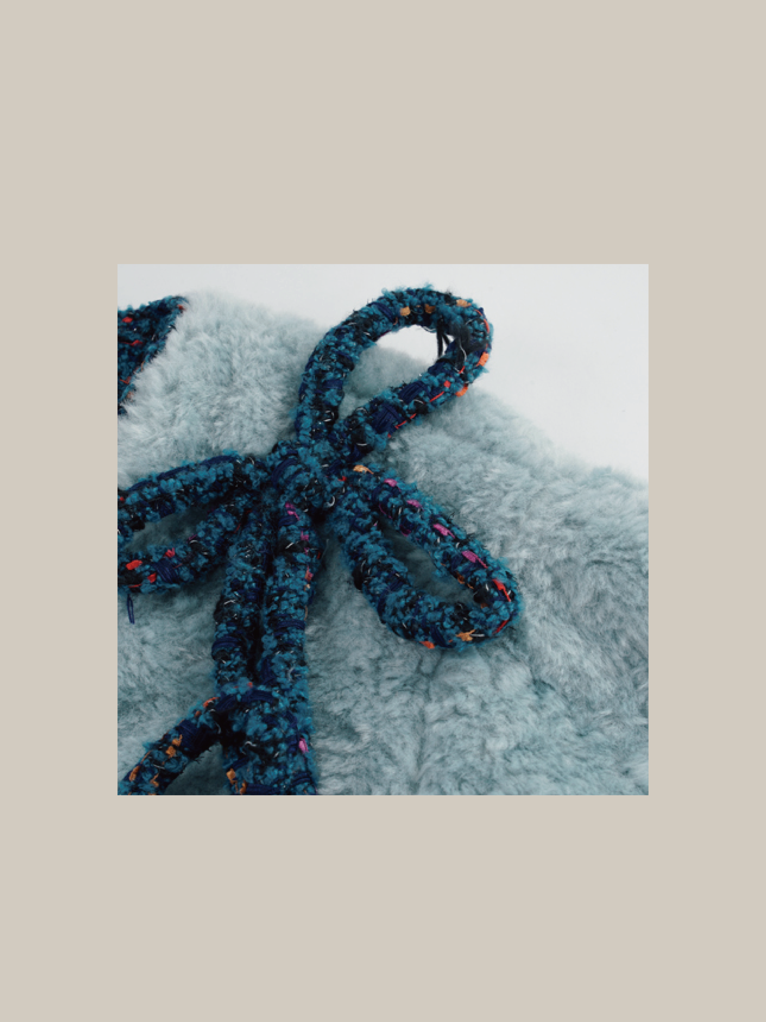 Torefoil Ribbon Fur Jacket