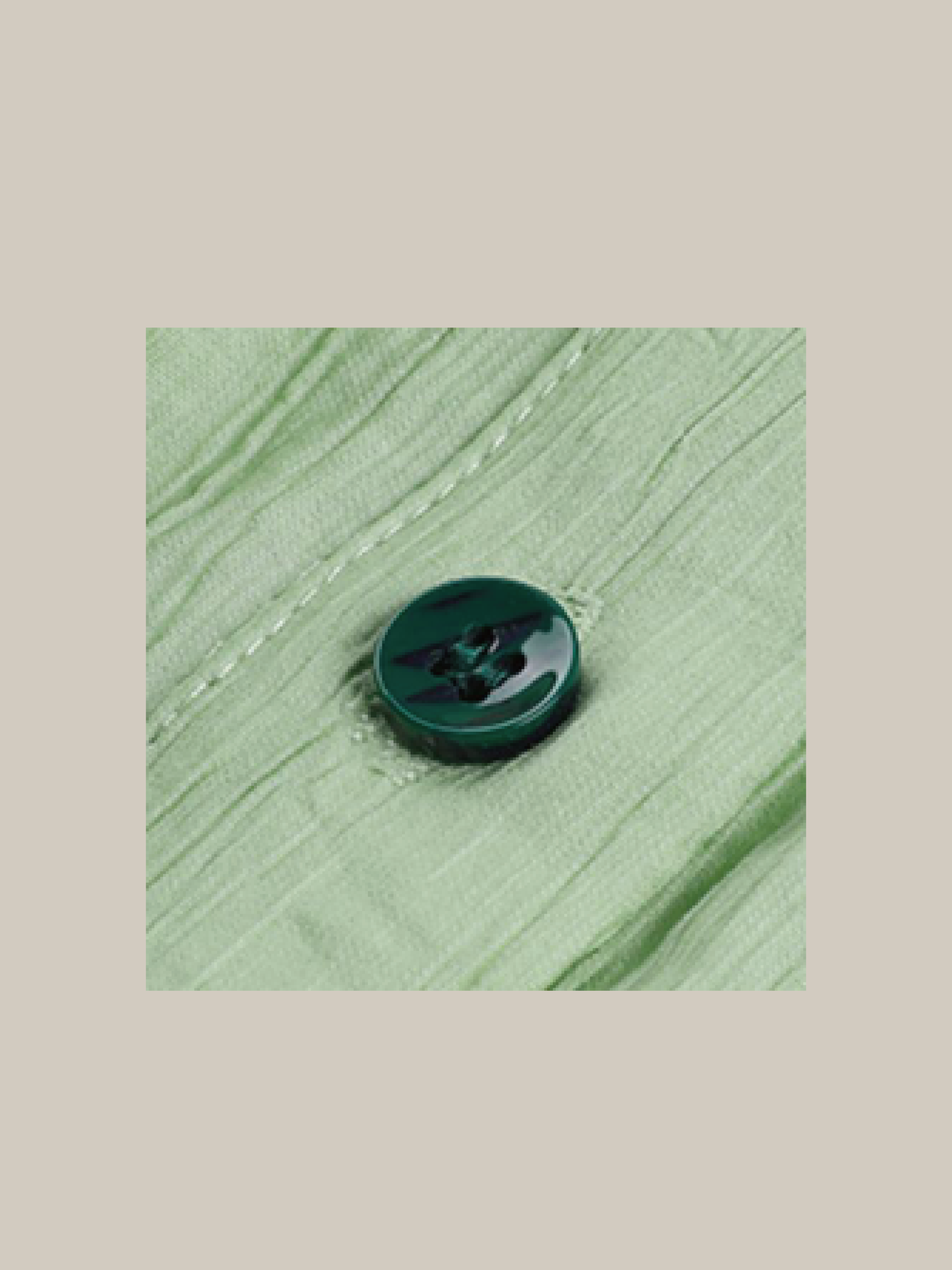 Green Gather Ribbon One Piece