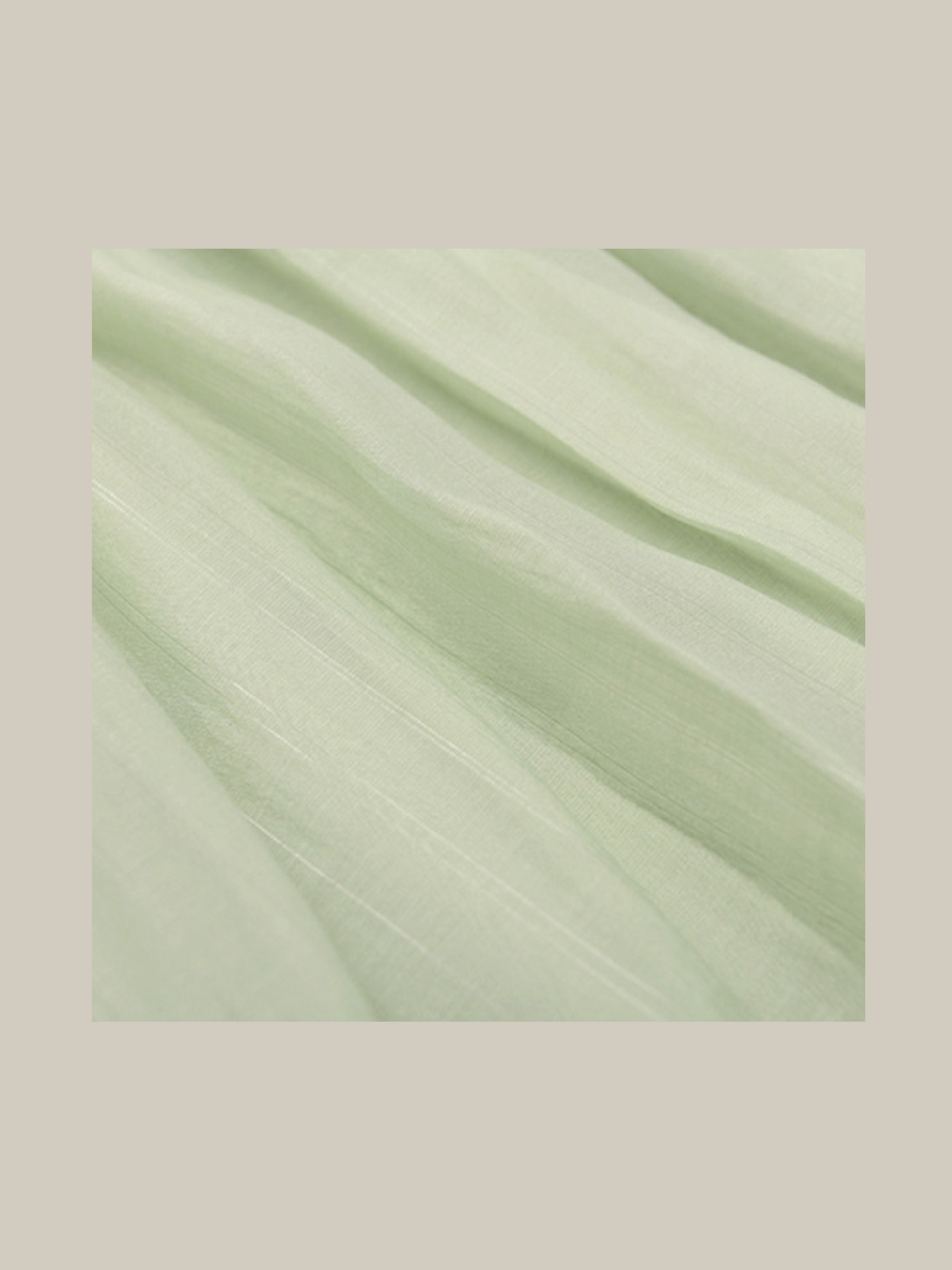 Green Slip Gauze Dress