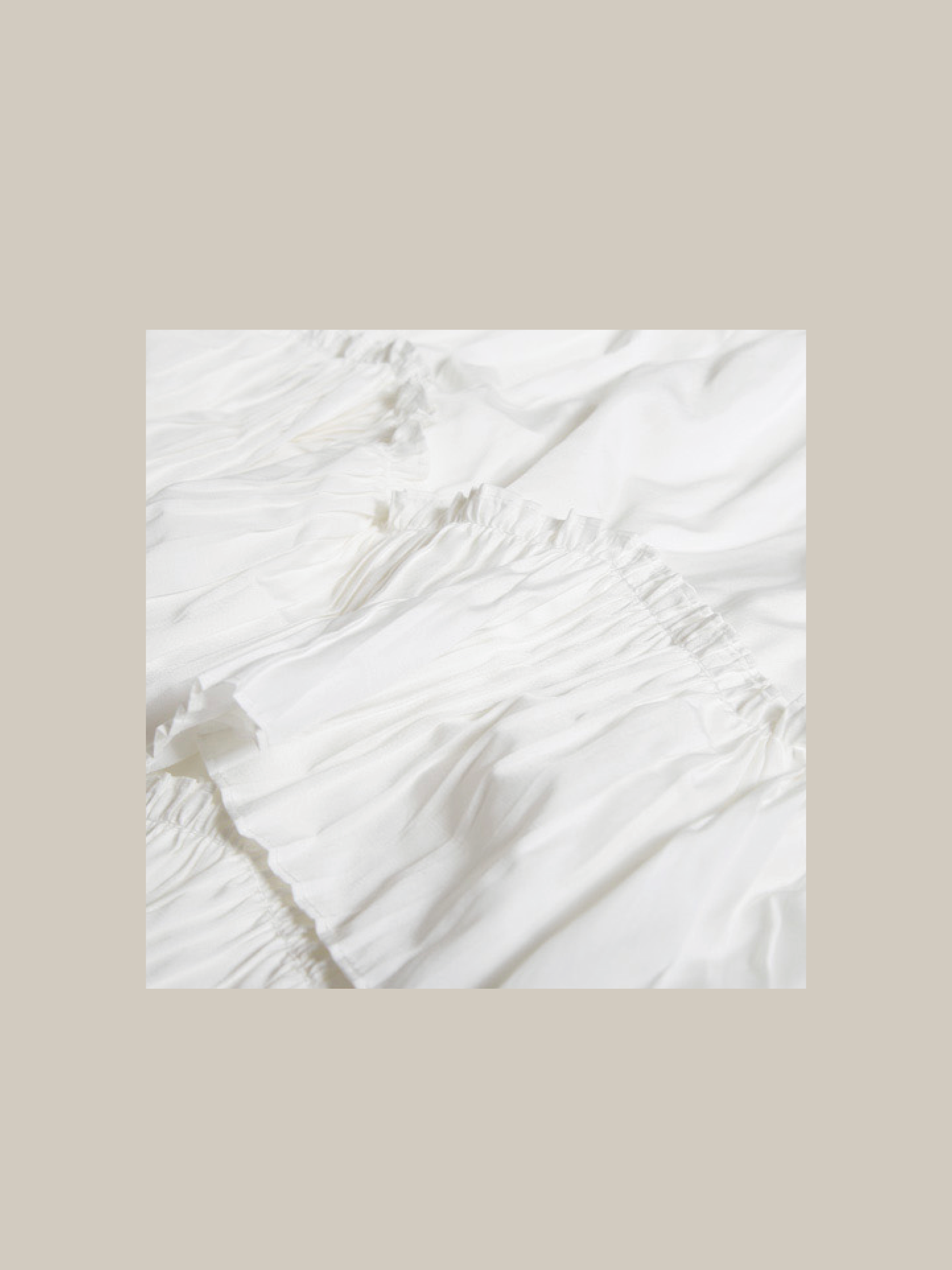 Pleats Tiered Flair Skirt