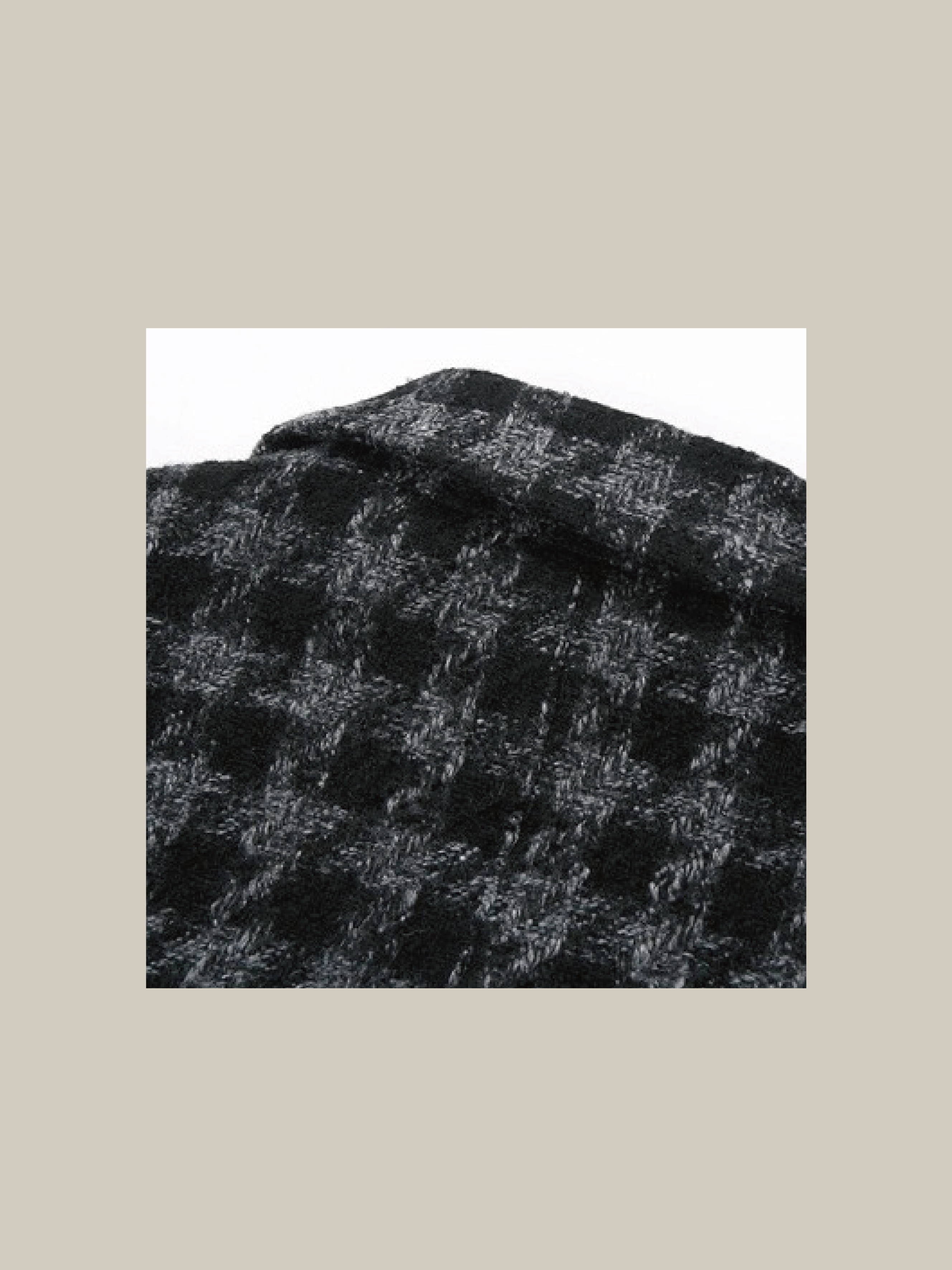 Loose Silhouette Check Coat