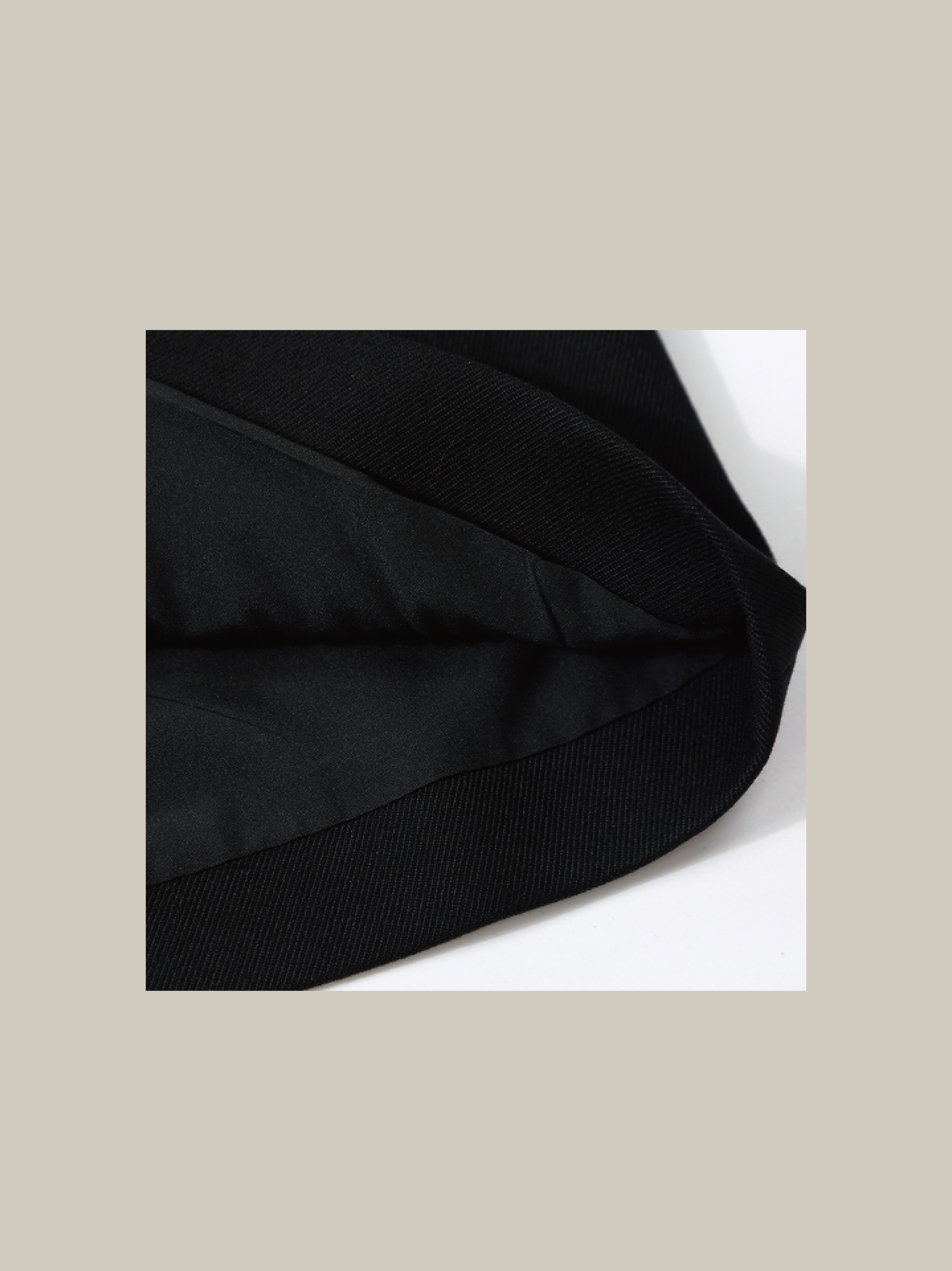 Black Mini Salopette Skirt