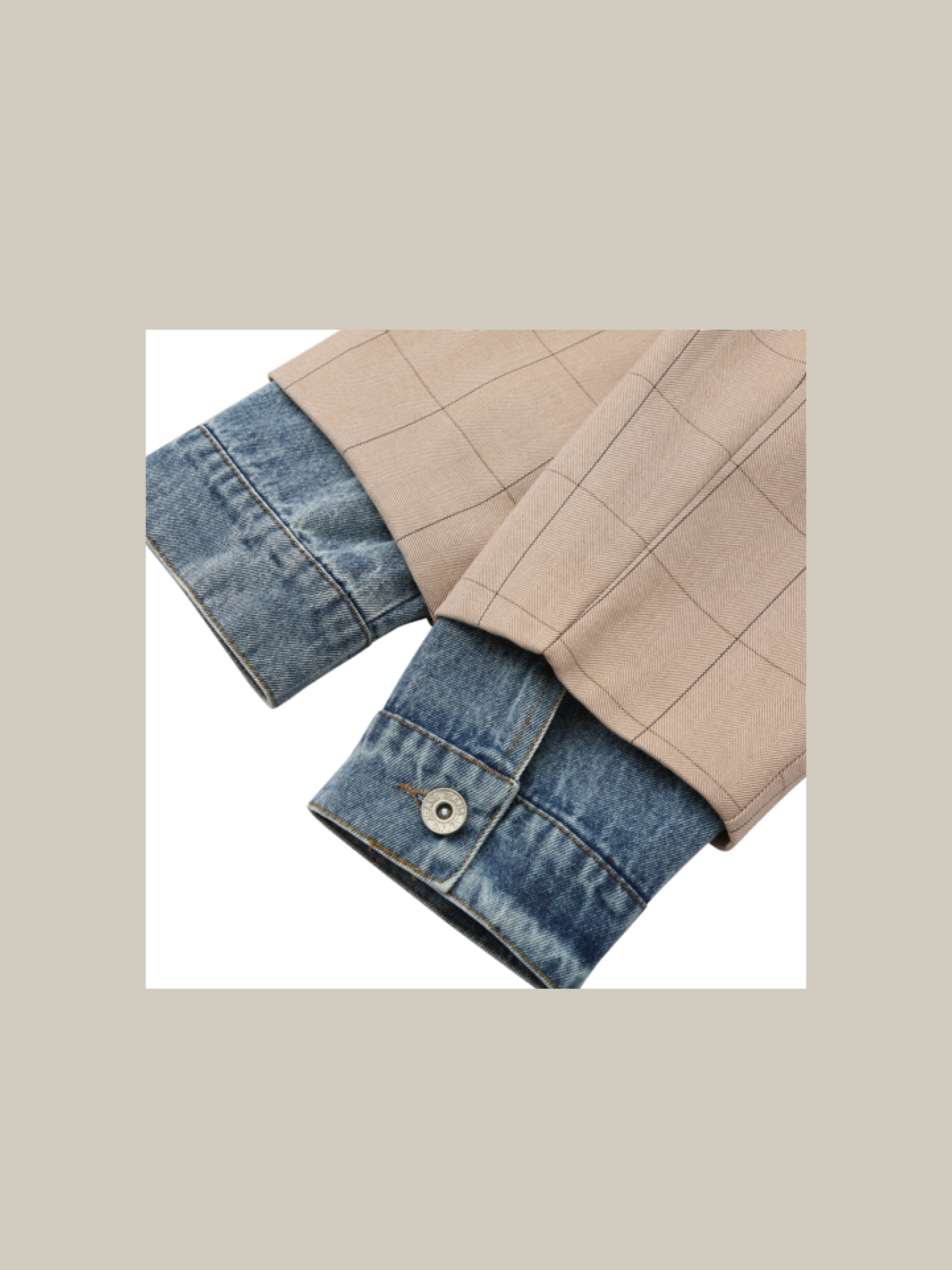 Denim Patchwork Jacket