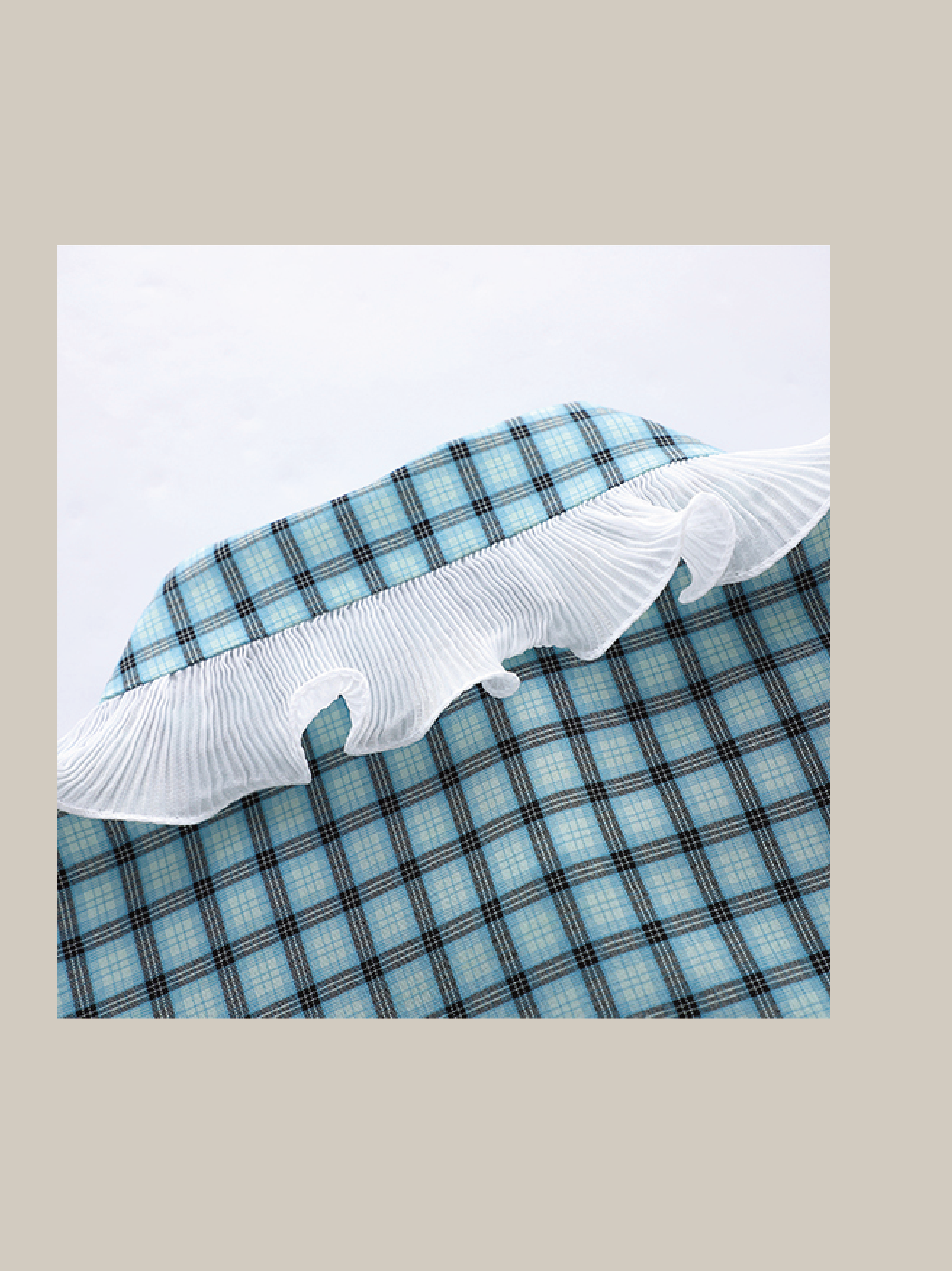 Asymmetric Pocket Check Dress