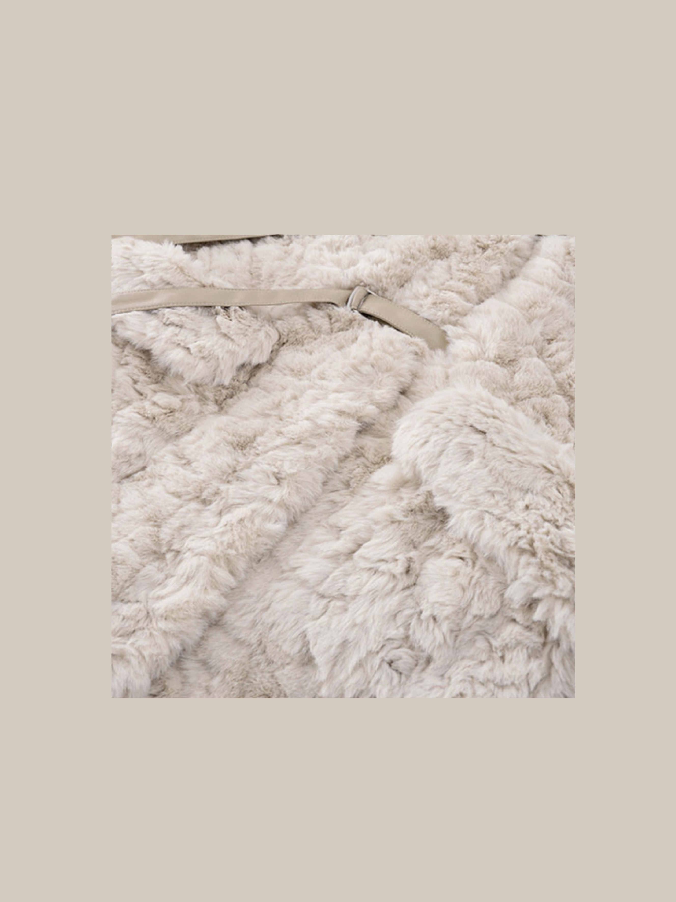 Faux Fur Plush Short Coat