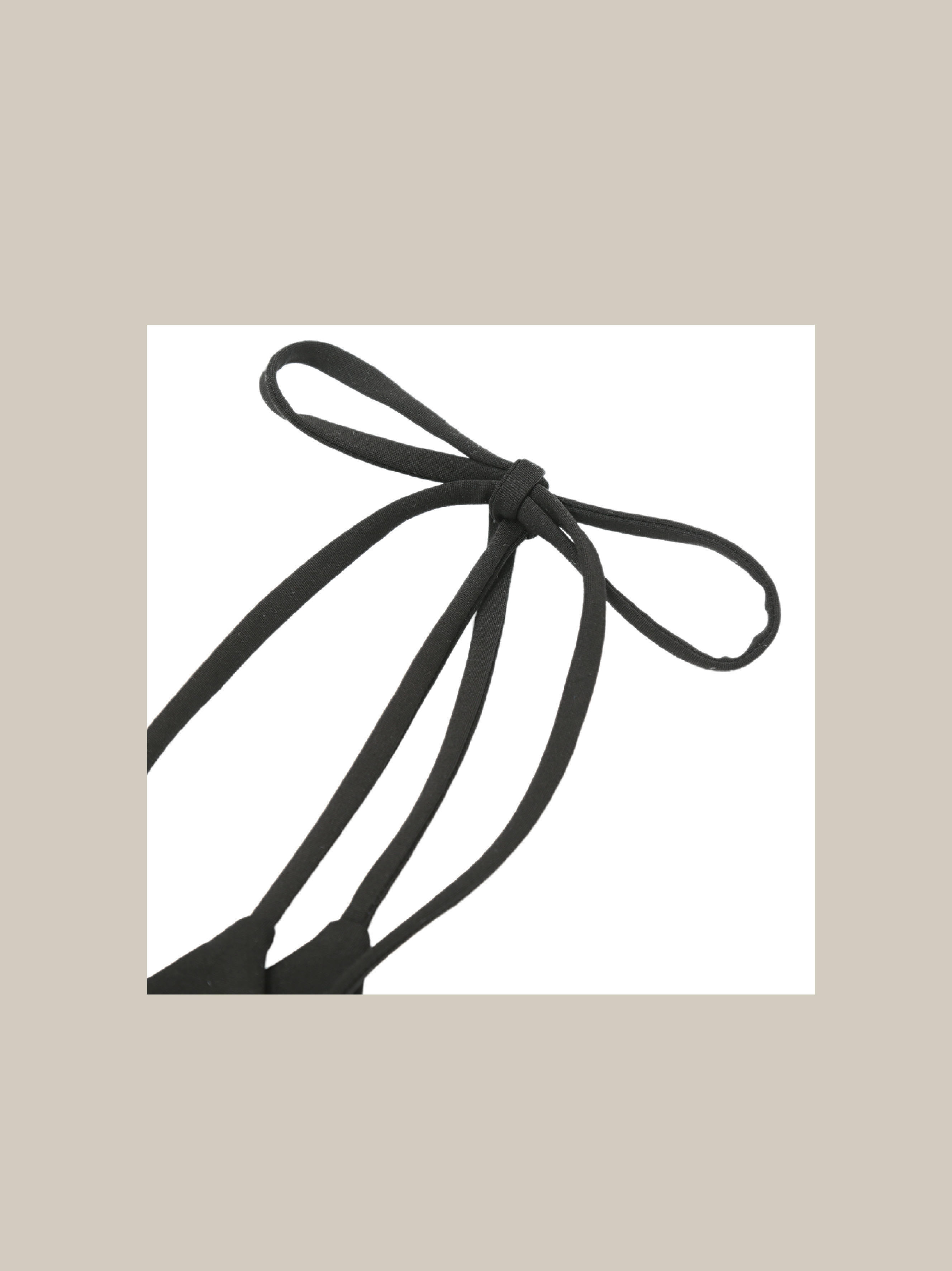 Black Ribbon Camisole T