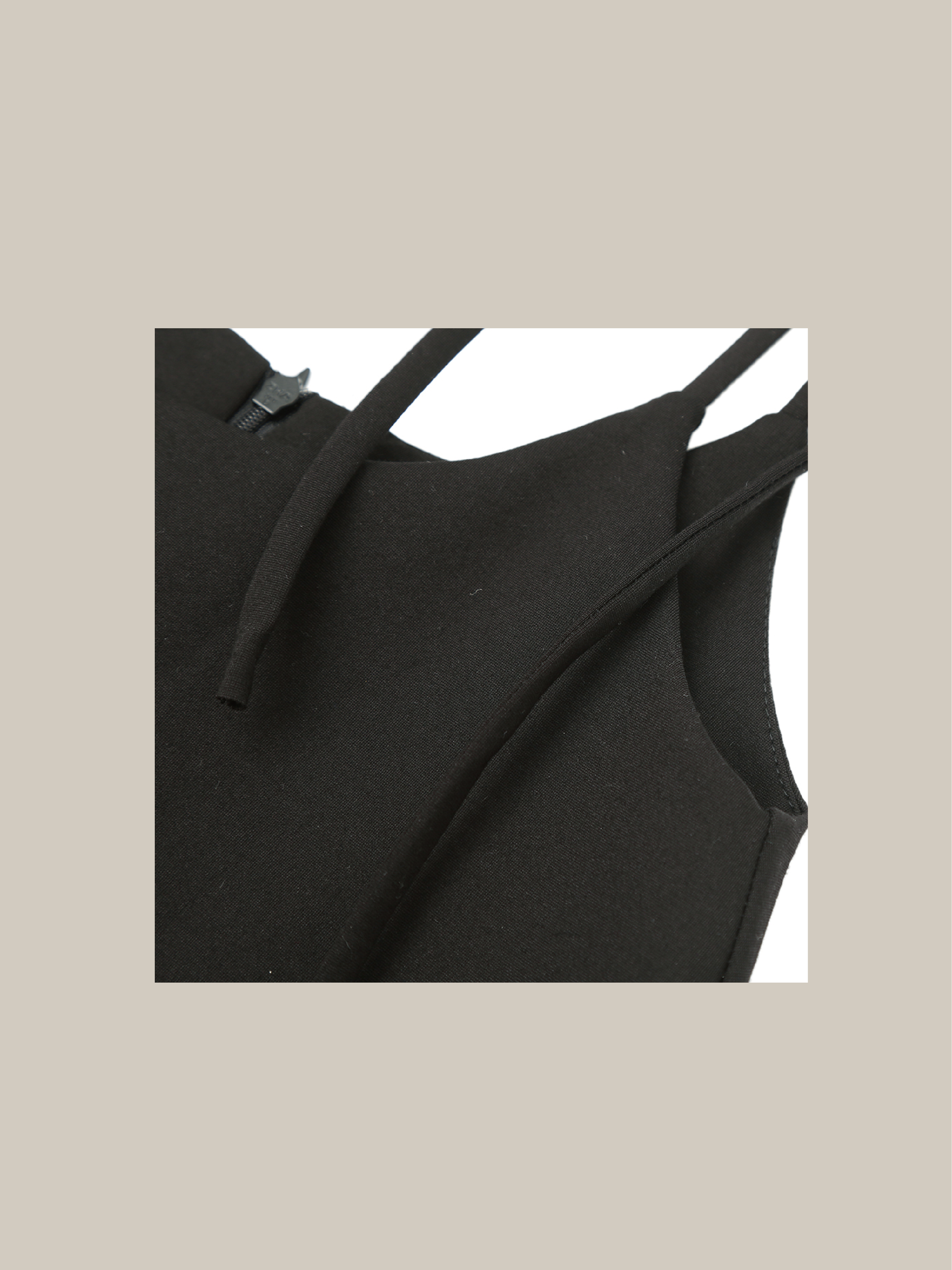 Black Ribbon Camisole T