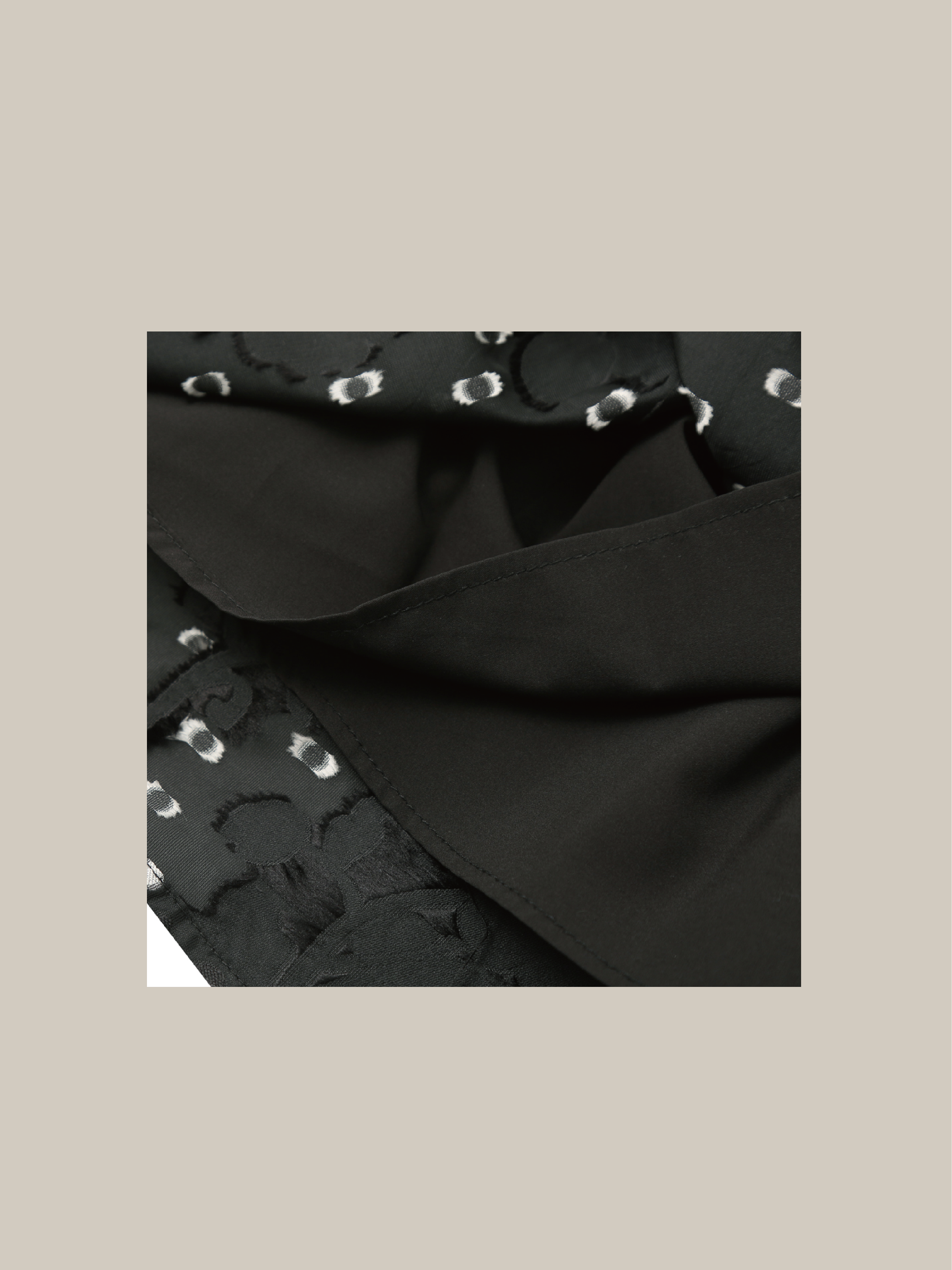 Flower Embroidery Dot One Piece