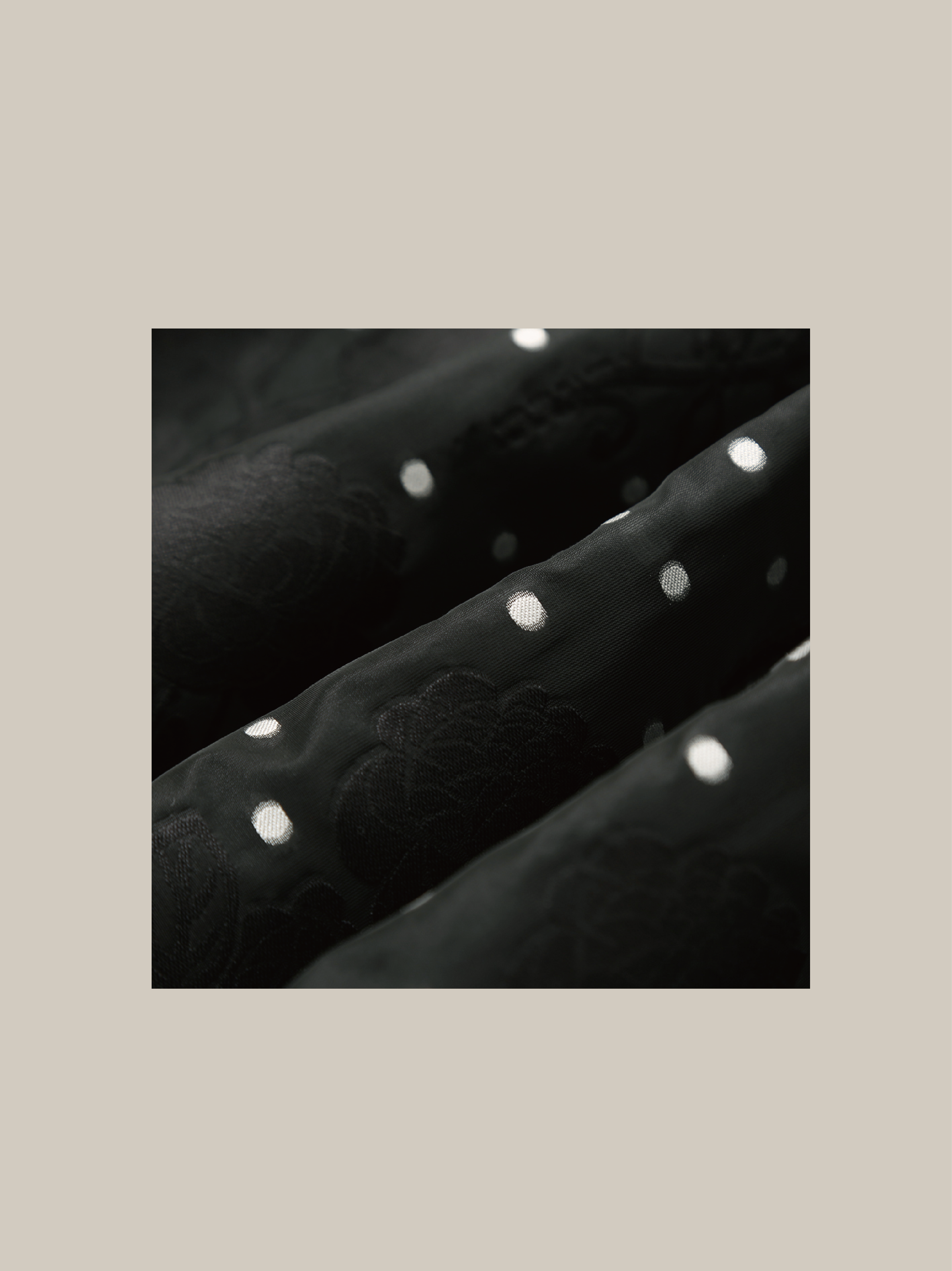 Flower Embroidery Dot One Piece