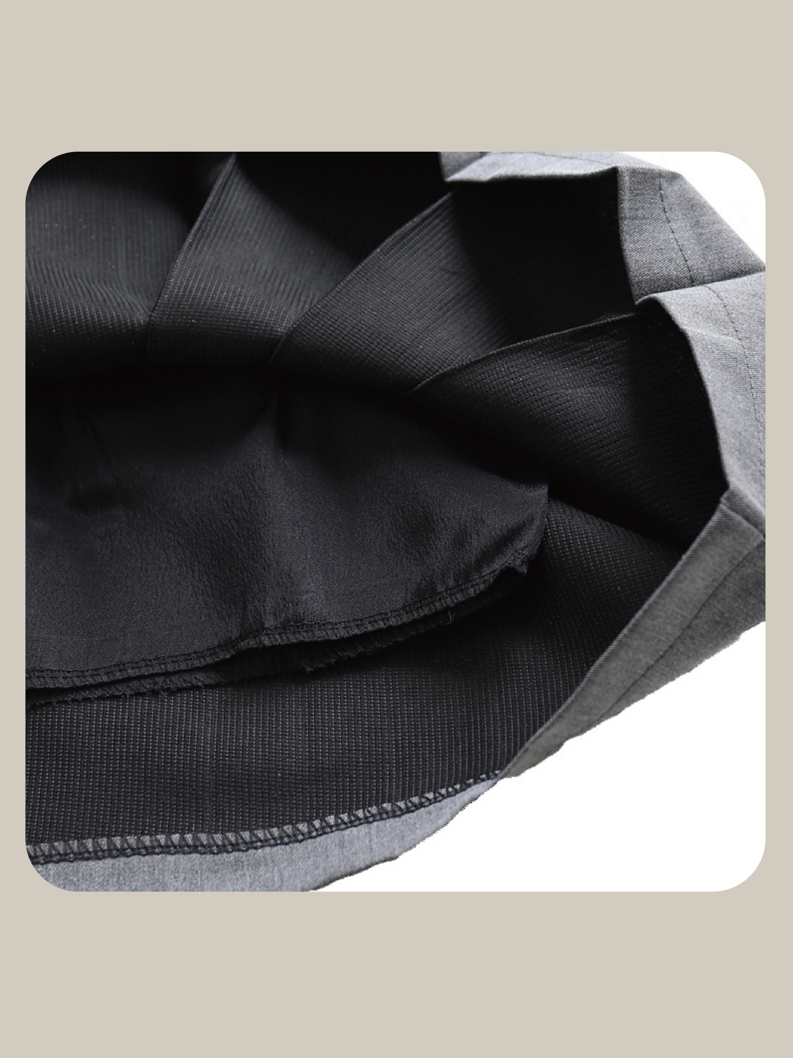 Irregular Pleated Skirt