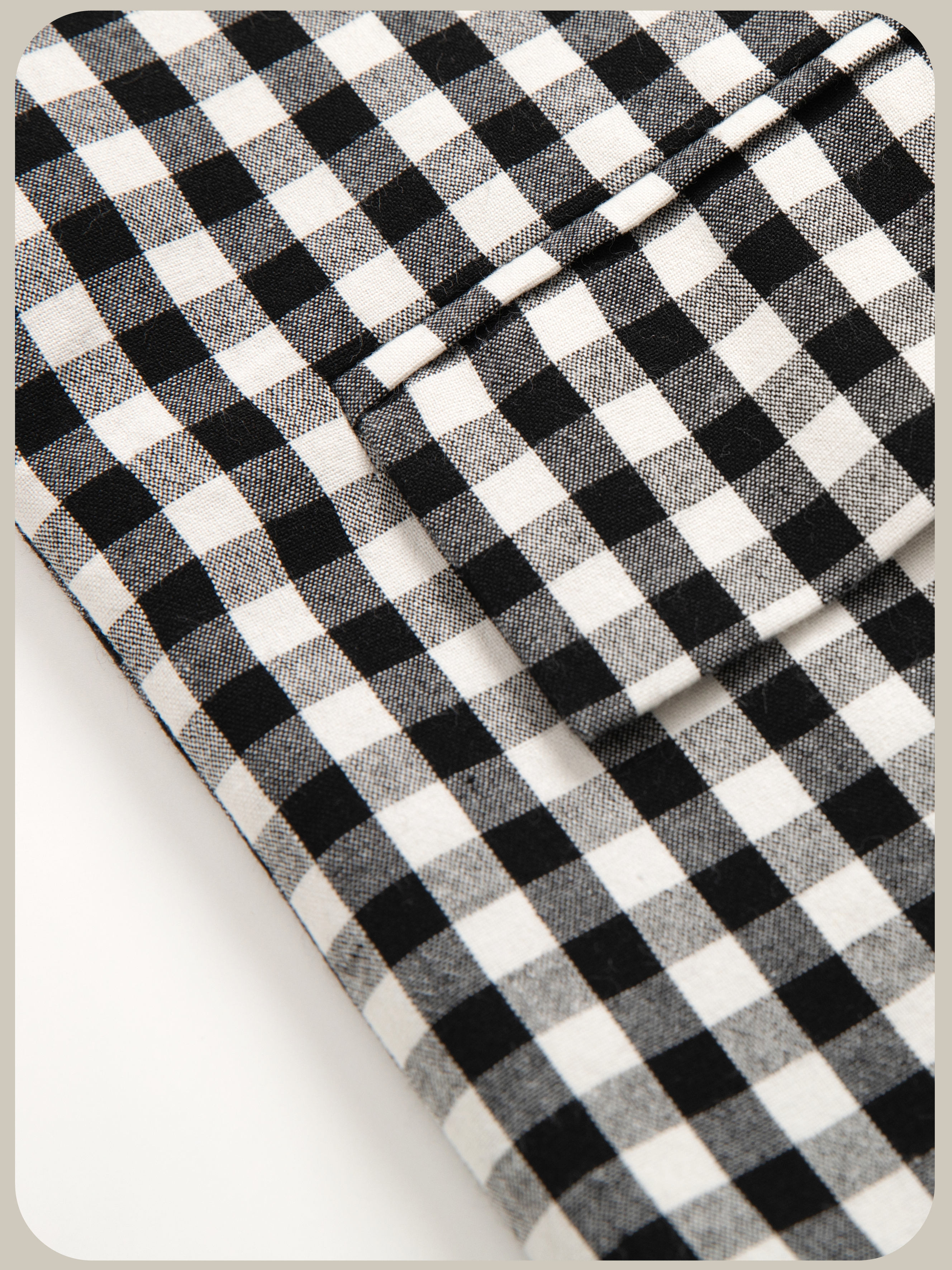 ・予約商品・Crisp Plaid Ribbon Attacked Jacket/チェック柄リボン付きジャケット.
